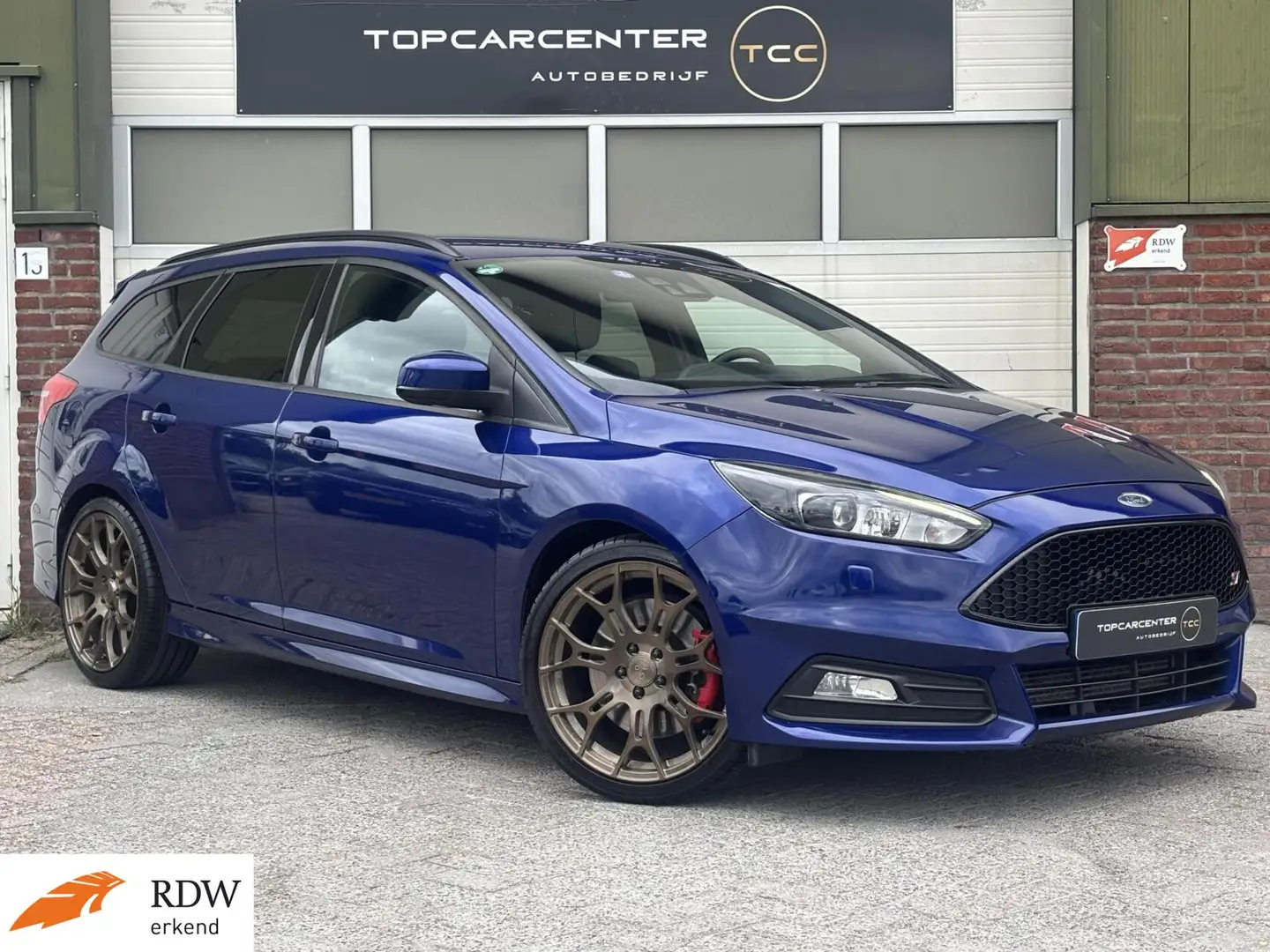 Ford Focus Wagon 2.0 ST-3/STOELV/STUURV/PARKS/CAMERA/APK Bleu - 1