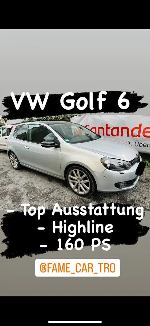 Volkswagen Golf 1.4 TSI Highline Argent - 1