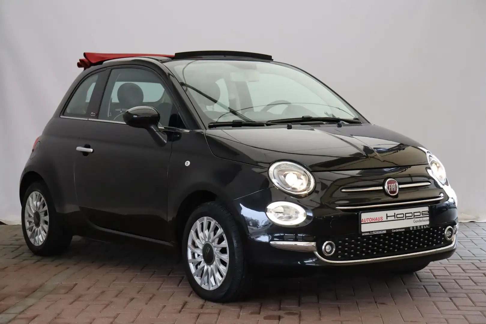 Fiat 500C 500 Cabrio Lounge 1.2 TSI PDC+KLIMA+BLUETOOTH+I... Negro - 2