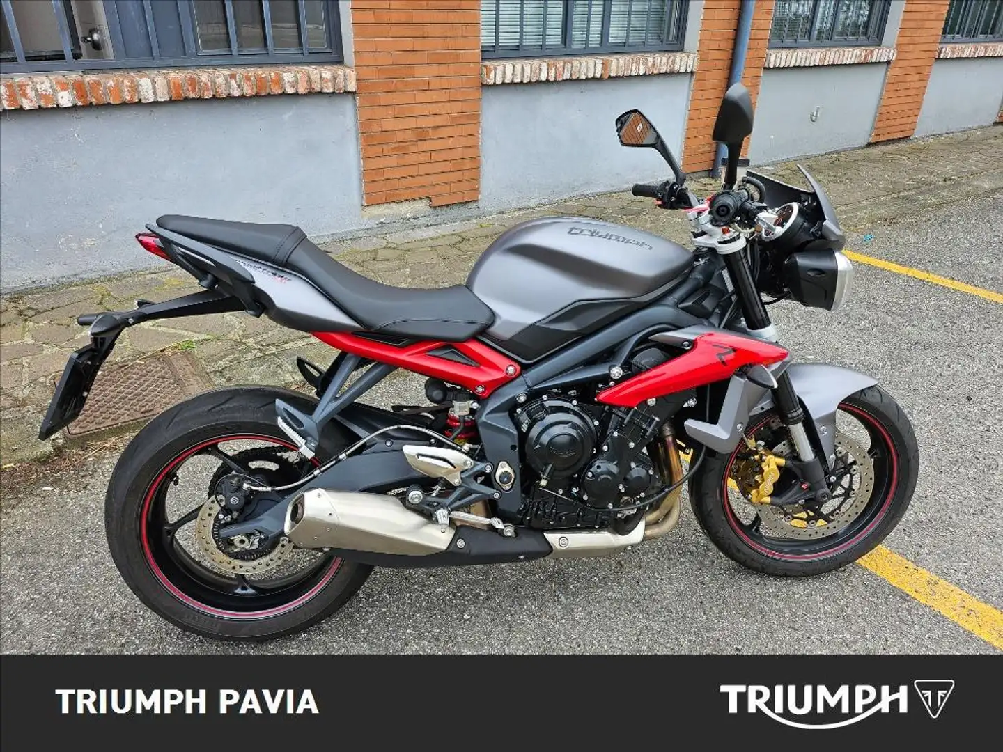 Triumph Street Triple 675 R Abs Gris - 1