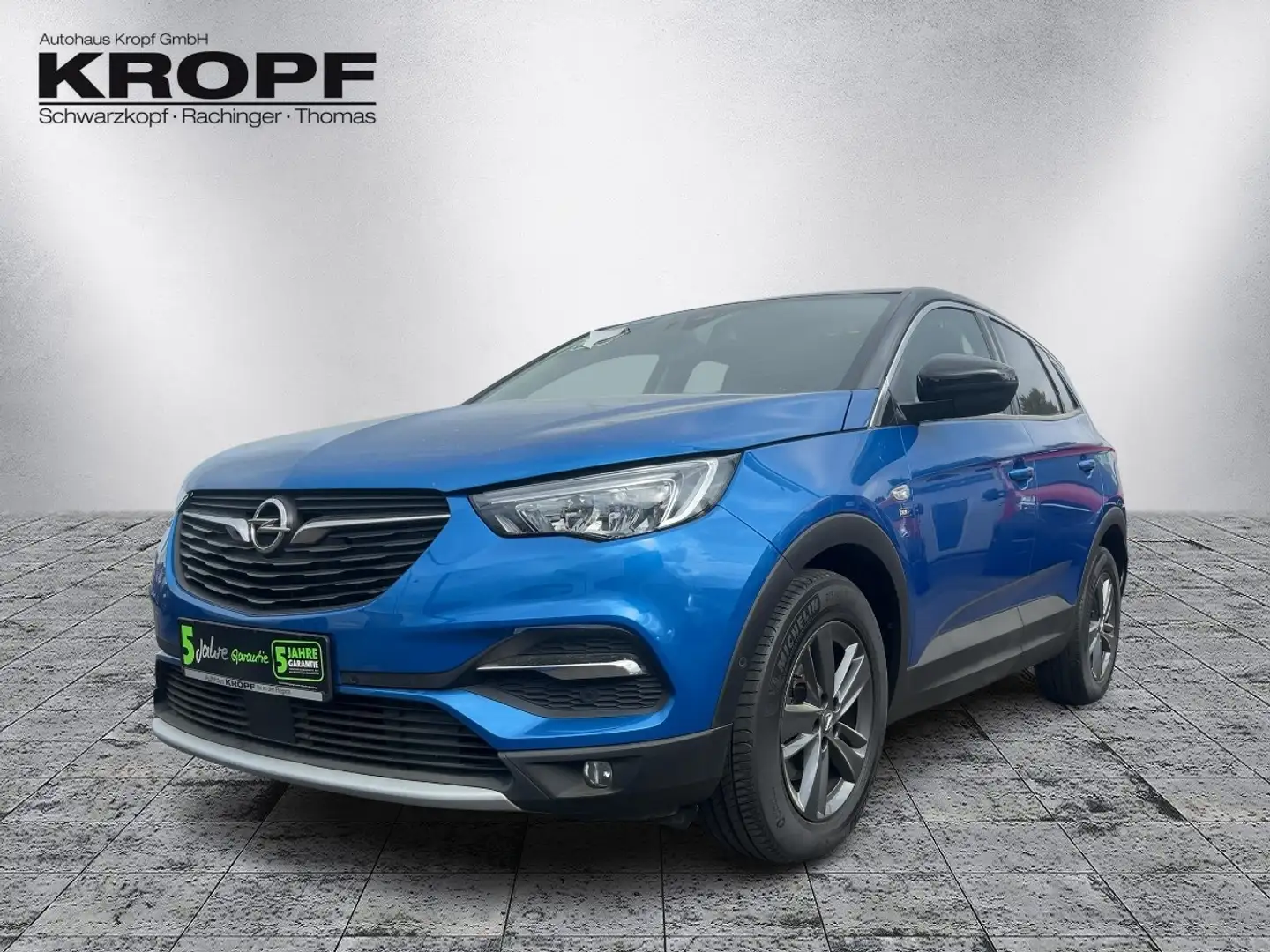 Opel Grandland 1.2 Turbo  2020 FLA LED AkustikGlas Blauw - 2