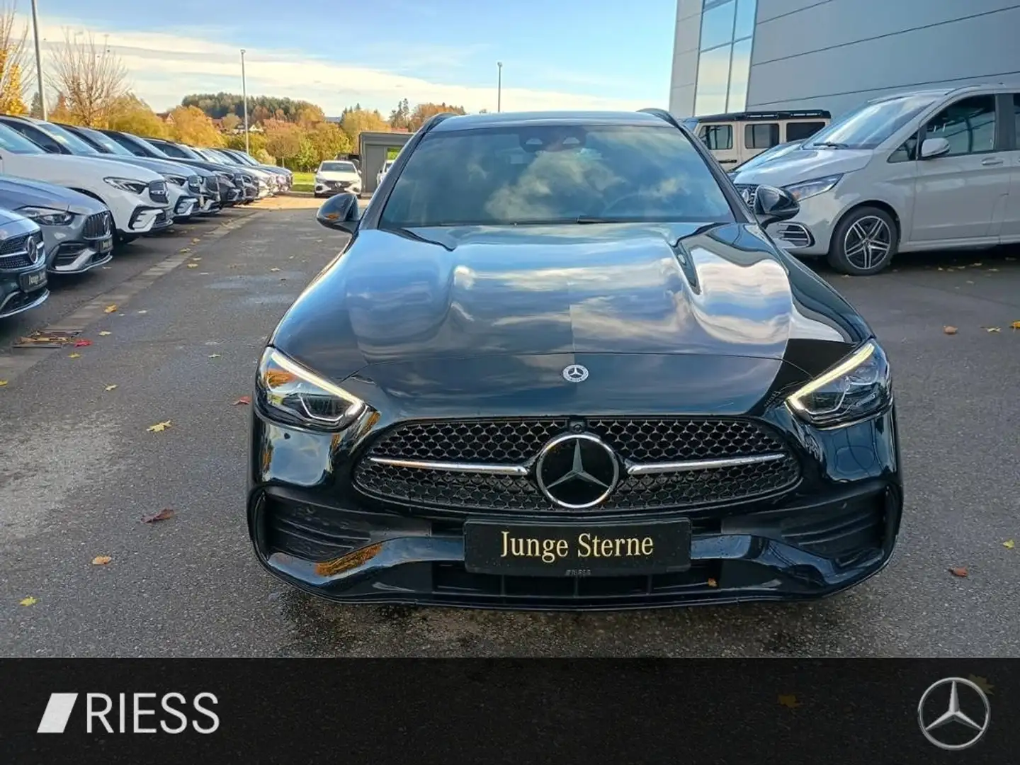 Mercedes-Benz C 220 d T AMG+Night+Fahrass.P+Kamera+AHK+PTS+LED Schwarz - 2