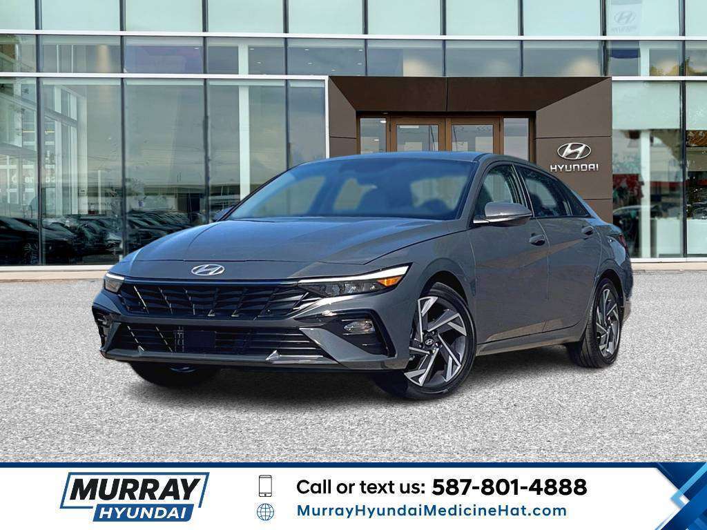 Gray (Ecotronic Grey) 2026 Hyundai Elantra Hybrid Sedan  Automatic