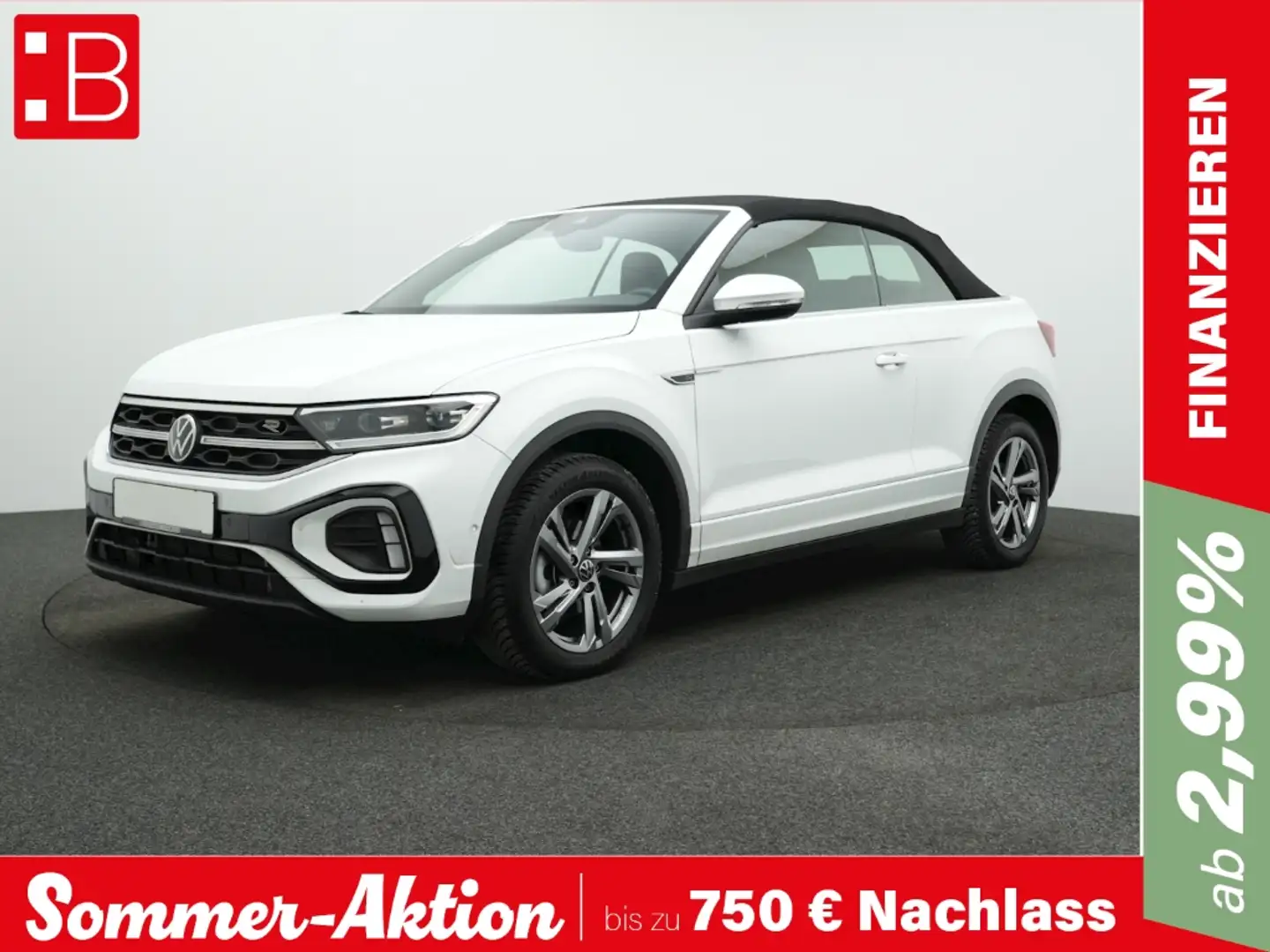Volkswagen T-Roc Cabriolet 1.5 l TSI DSG R-Line MATRIX-LED NAVI ACC Weiß - 1