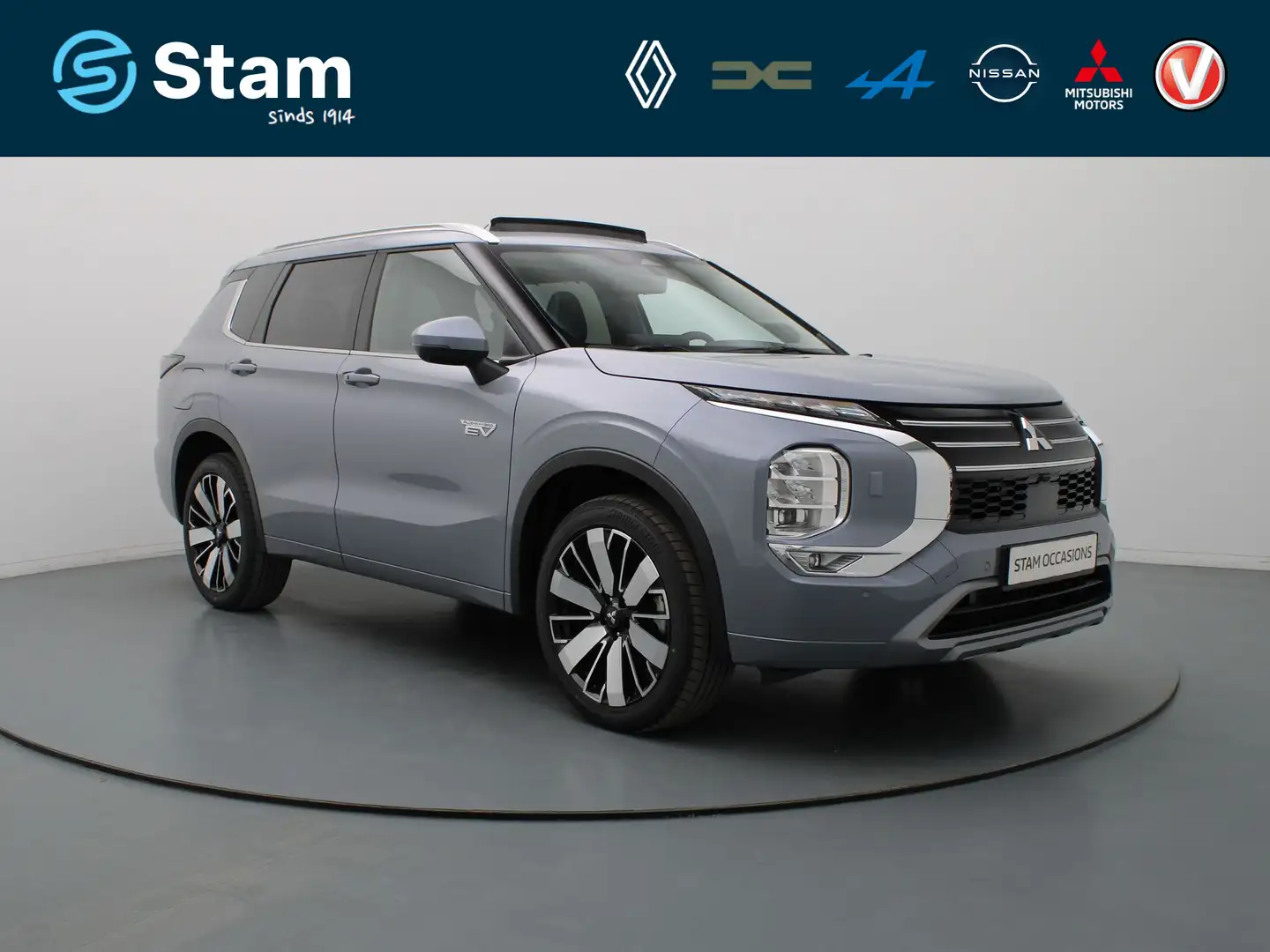 Mitsubishi Outlander 2.4 PHEV Instyle Lederen bekleding | Navig | Rondo Grijs - 1