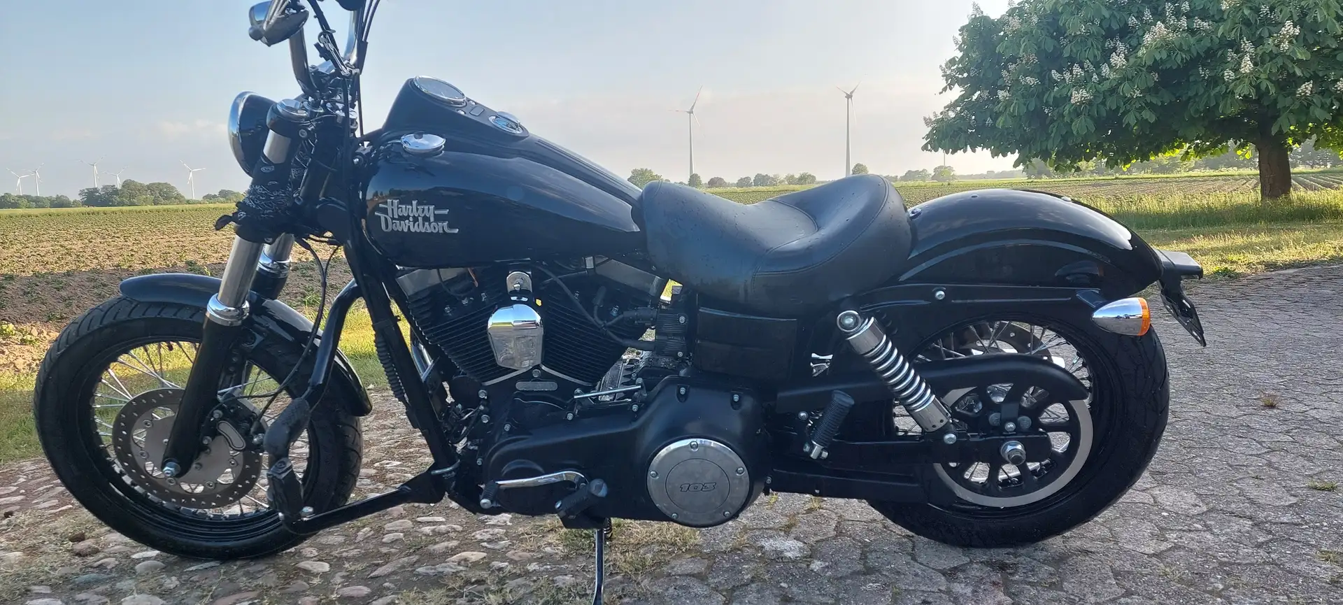Harley-Davidson Dyna Fat Bob Nero - 2