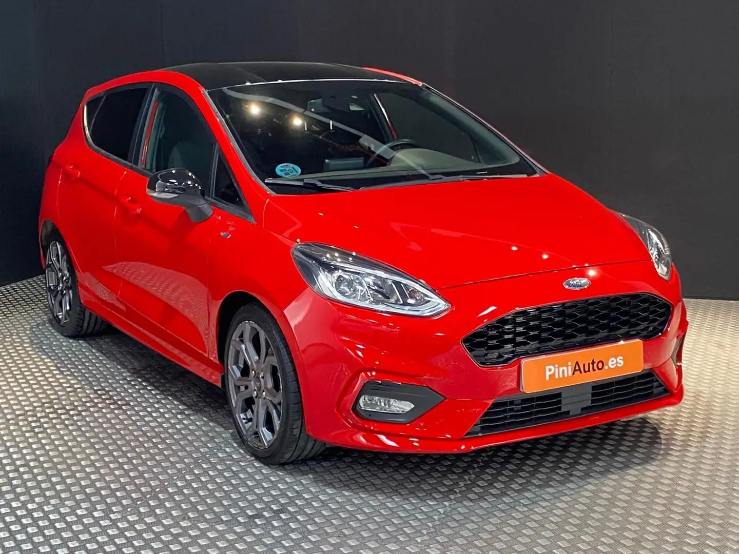 Ford Fiesta 1.0 EcoBoost S/S ST Line 100 Rojo - 2