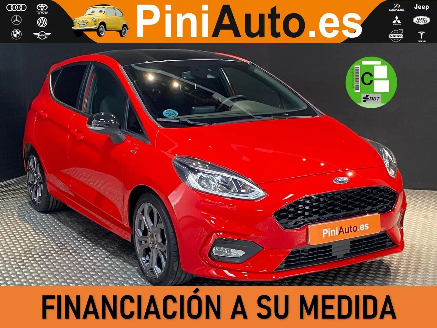 Ford Fiesta 1.0 EcoBoost S/S ST Line 100 Rojo - 1