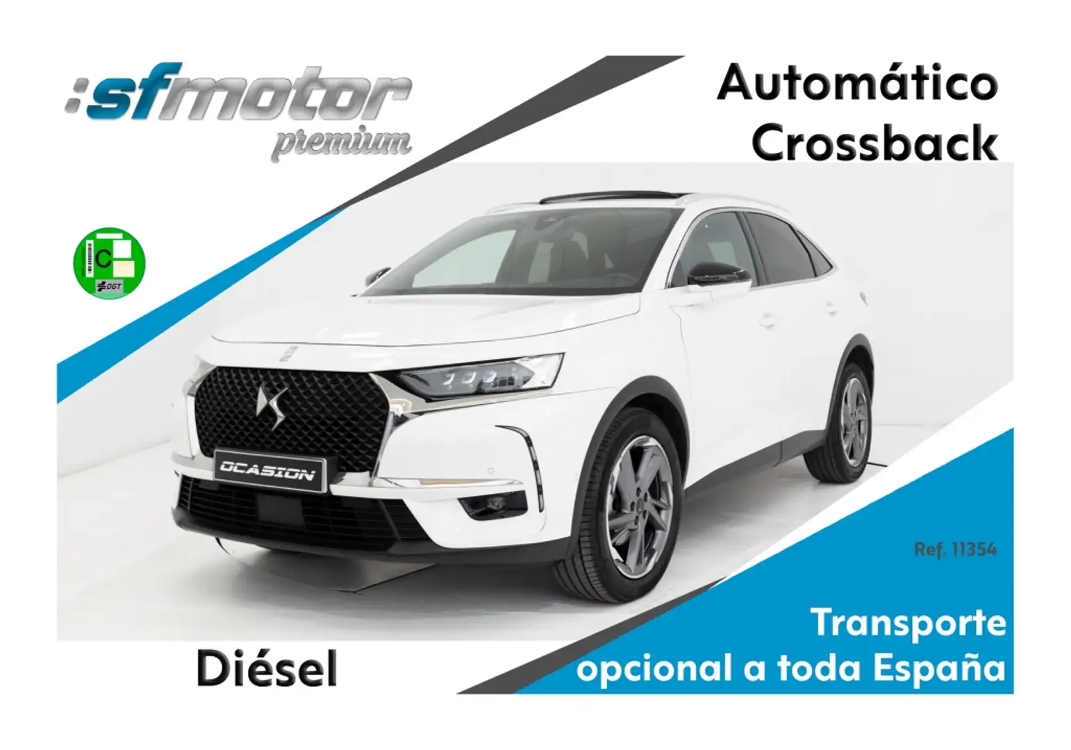 DS Automobiles DS 7 Crossback 2.0BlueHDi So Chic Aut. Weiß - 1