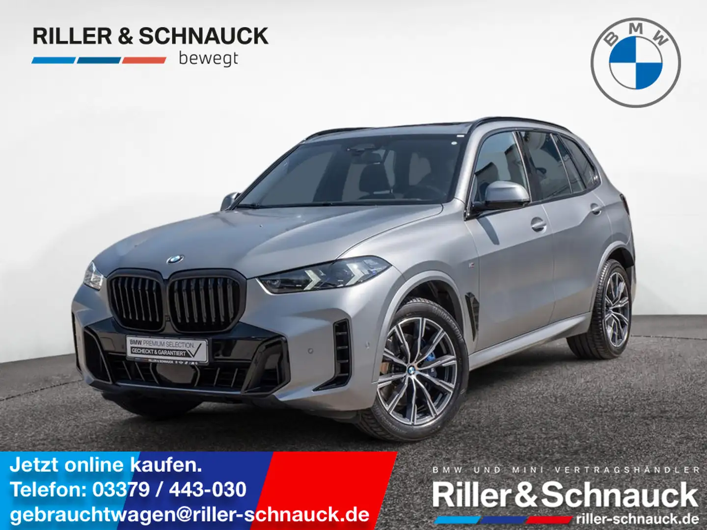 BMW X5 xDrive 30d M-Sport AHK STANDHZ PANO 360° Grau - 1
