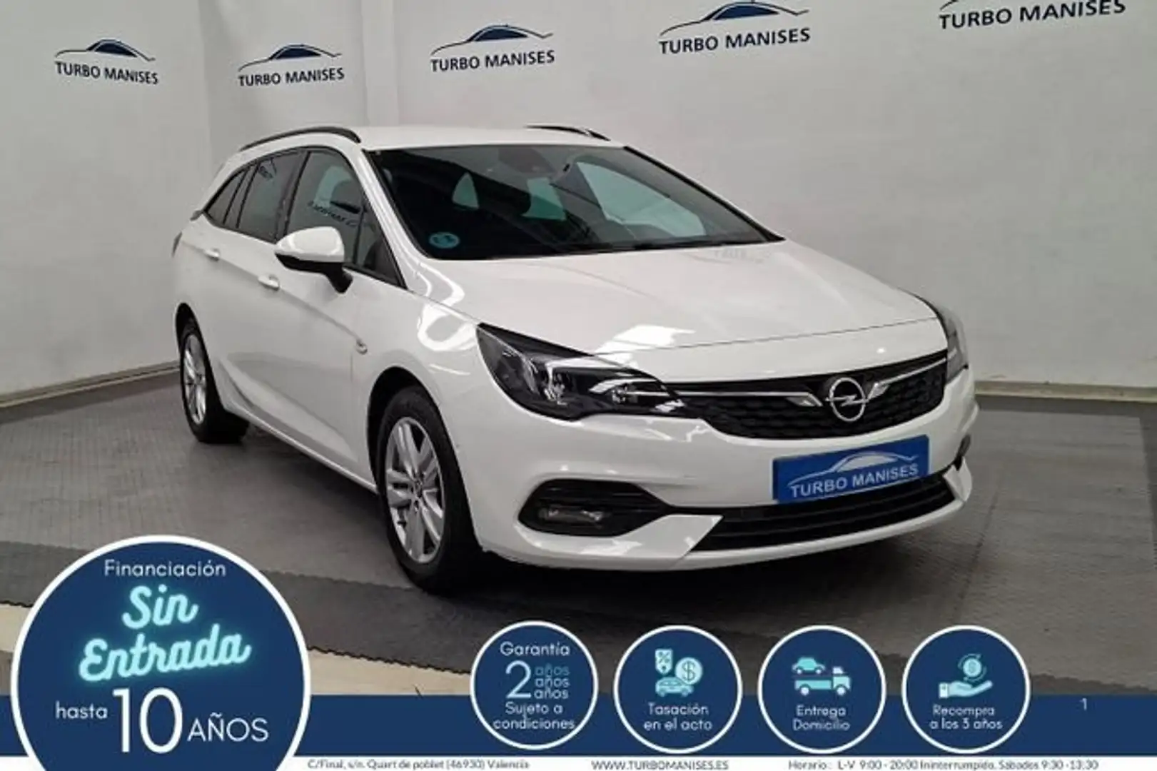 Opel Astra 1.4T SHT 107kW (145CV) Ultimate CVT ST Blanc - 1
