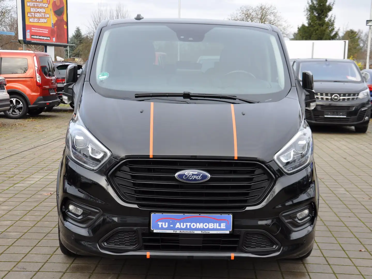 Ford Tourneo Custom Tourneo Custom SPORT 320 L1 BIX-ACC-AHK-NAV-KAM Noir - 2