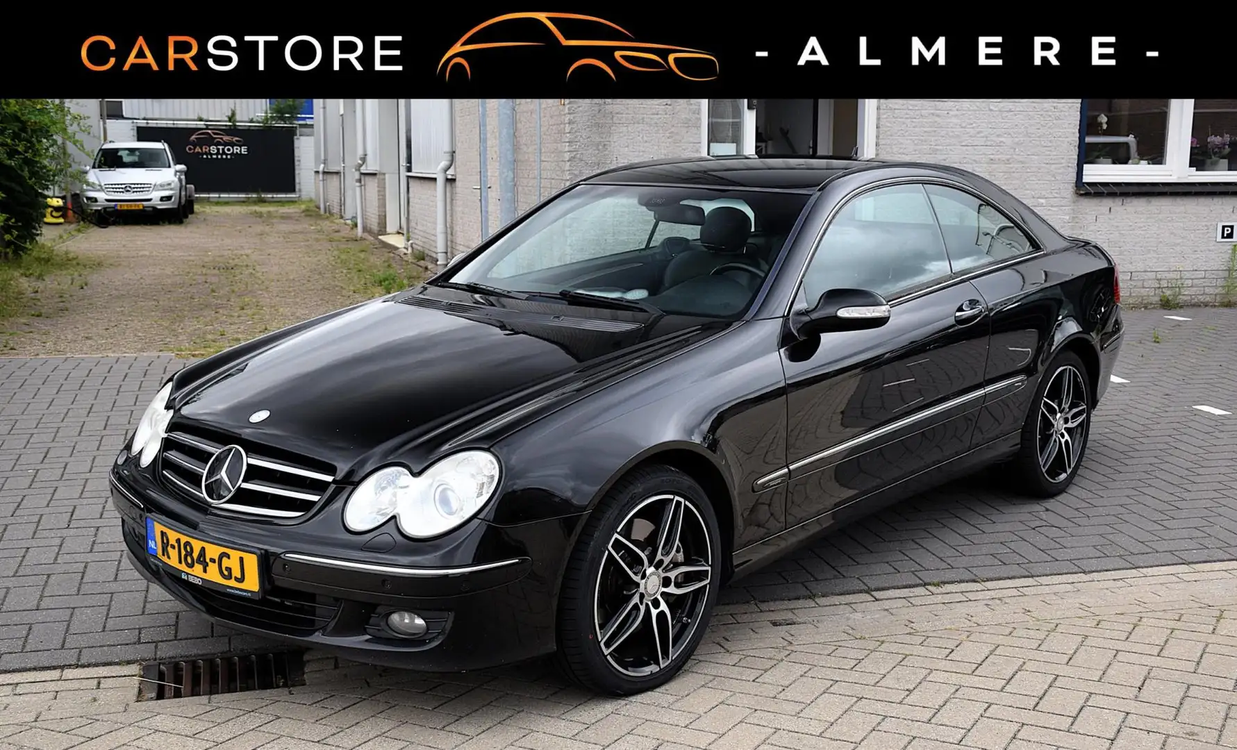 Mercedes-Benz CLK 350 Coupé Elegance*272PK*2008*166Dkm*Automaat* Zwart - 1