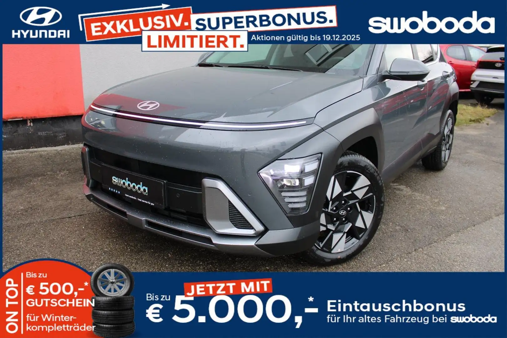 Hyundai KONA Kona (MY25) GO Plus 1.6 T-GDI 2WD DCT k5bu2-O6 Grau - 1
