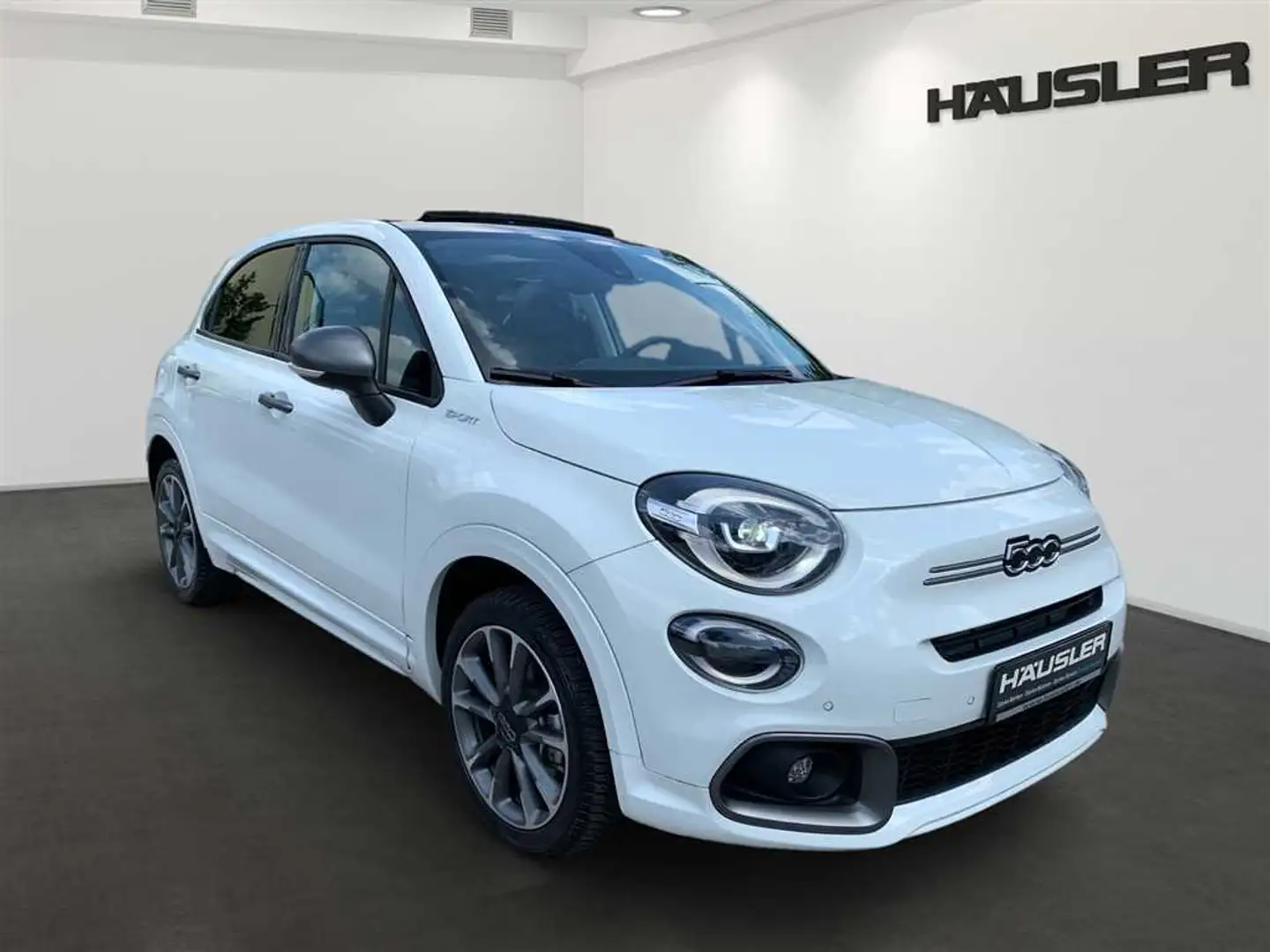 Fiat 500X 1.5 Hybrid AT Dolcevita Sport Faltdach LED Navi Ka Wit - 2