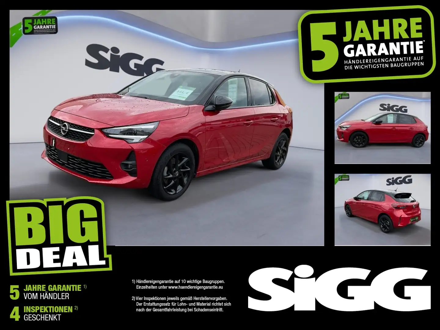 Opel Corsa F 1.2 Turbo GS Line AUT Fernlichtass. Kam. Rot - 1