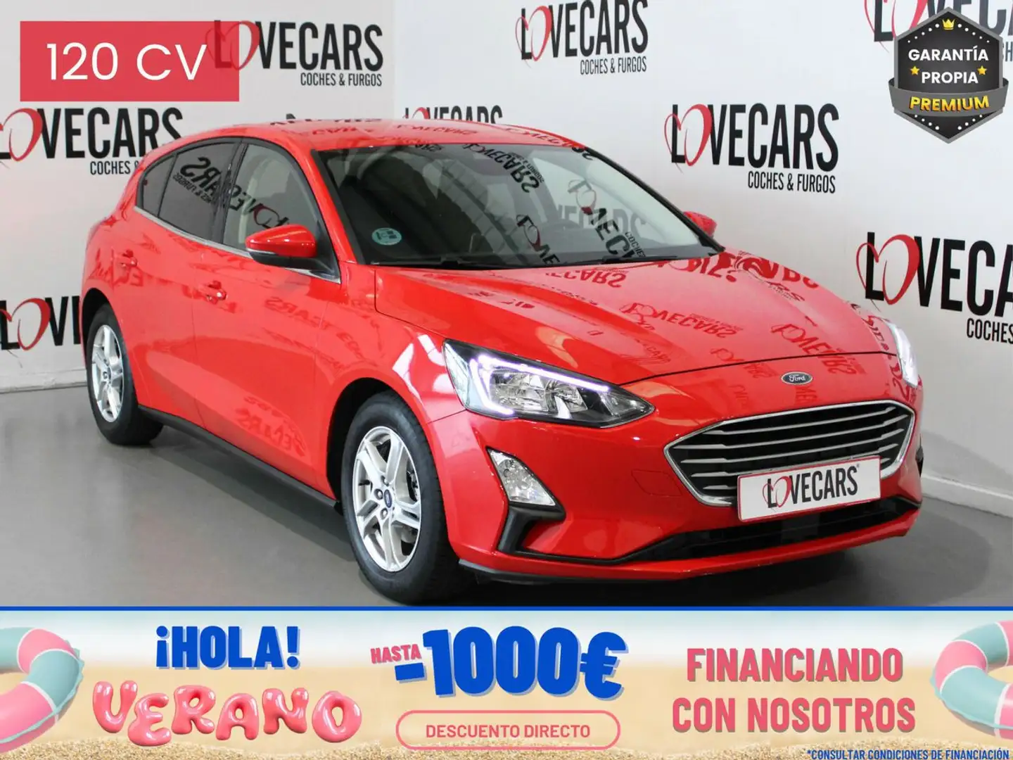 Ford Focus 1.5Ecoblue Trend+ 120 Rouge - 1