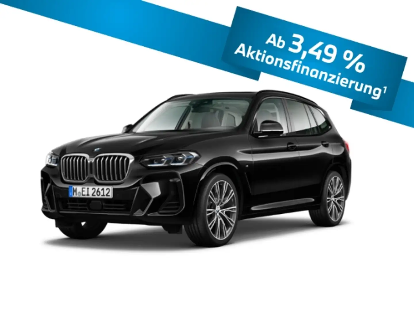 BMW X3 XDRIVE30D Sportpaket HUD AD AHK-klappbar AHK El. P Schwarz - 1