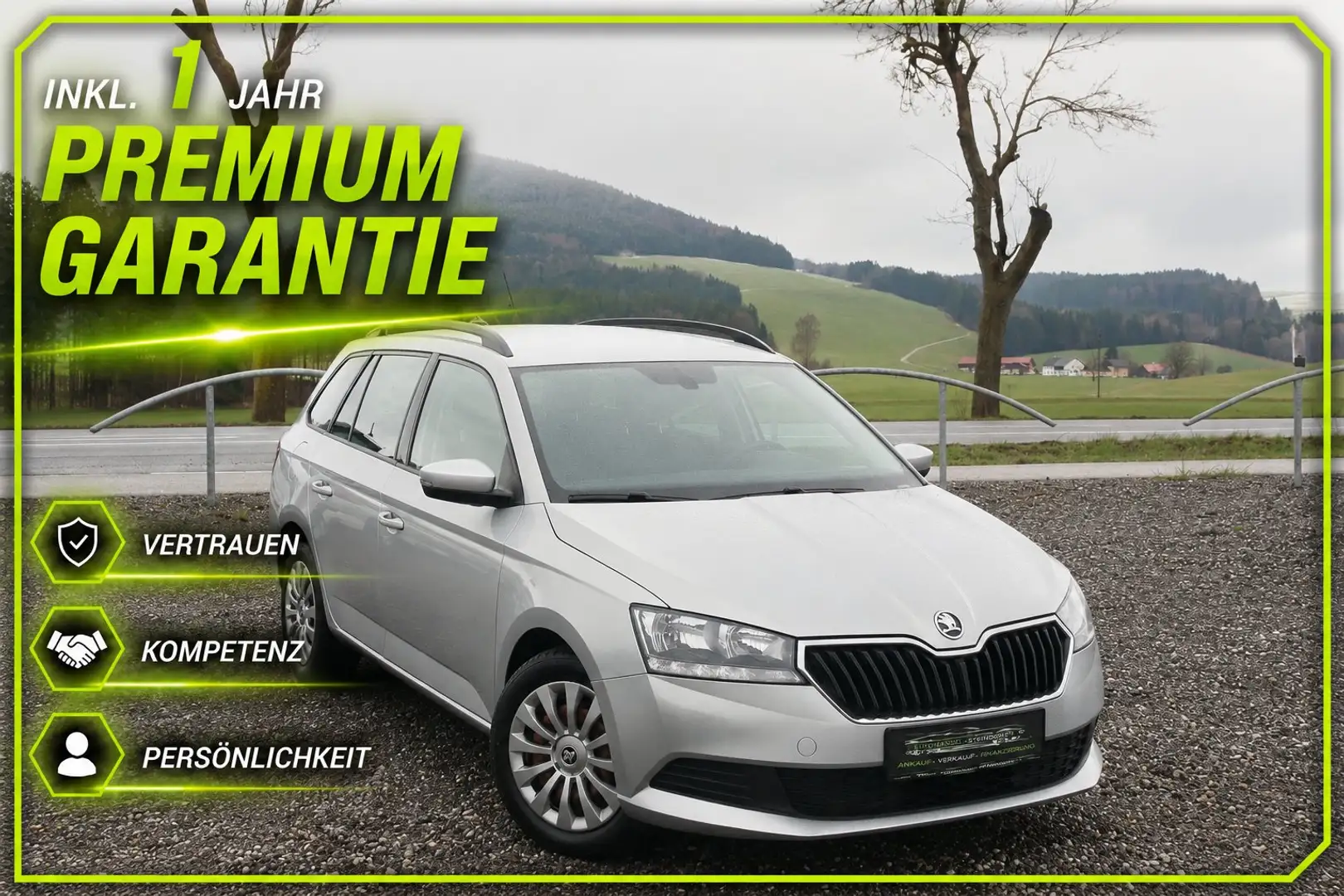 Skoda Fabia Combi*Navi*LED*Sitzheizung*Parkhilfe*Freisprech Silber - 1