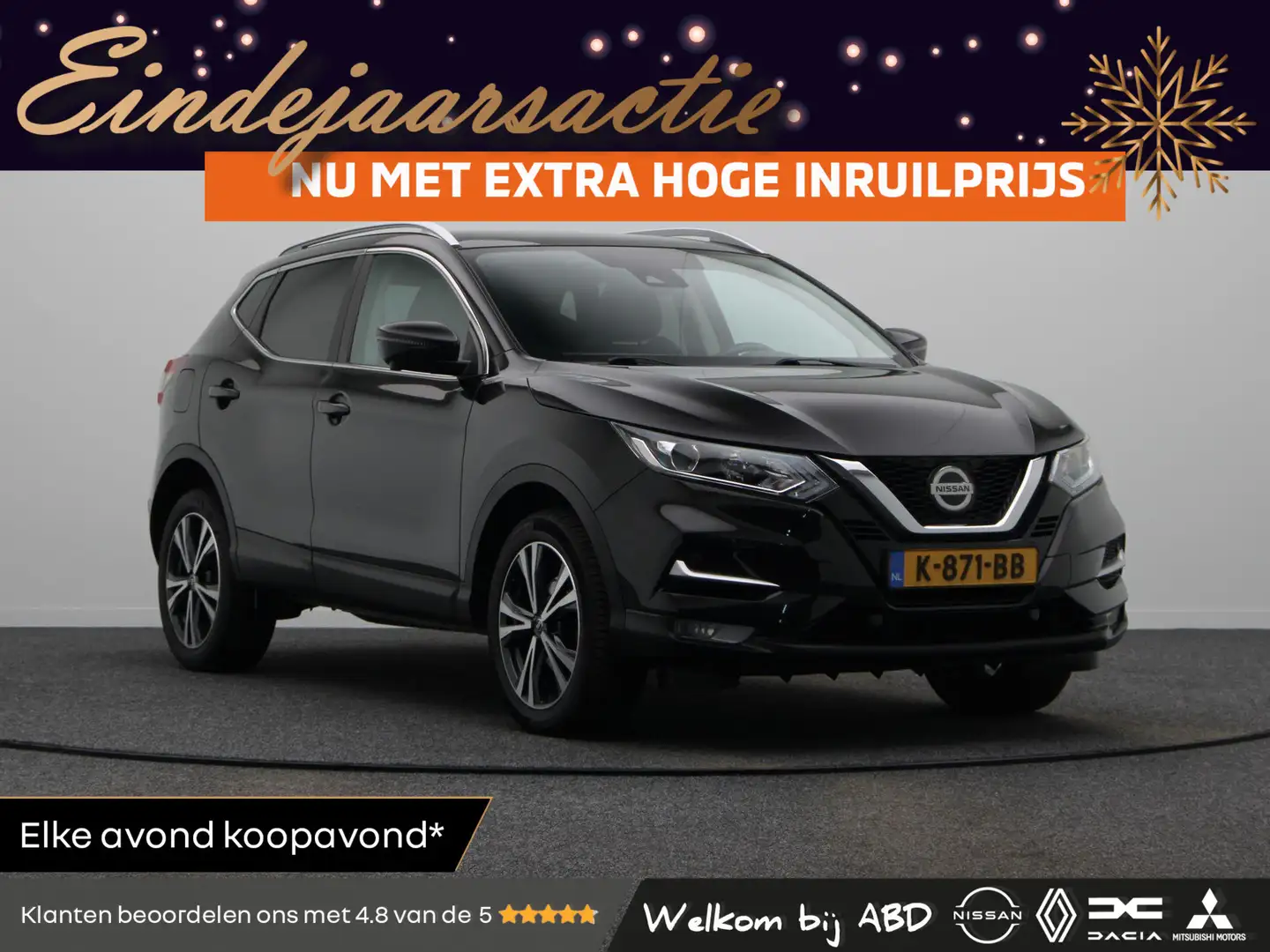 Nissan Qashqai 140pk DIG-T N-Connecta | Panoramadak | Climate con Zwart - 1