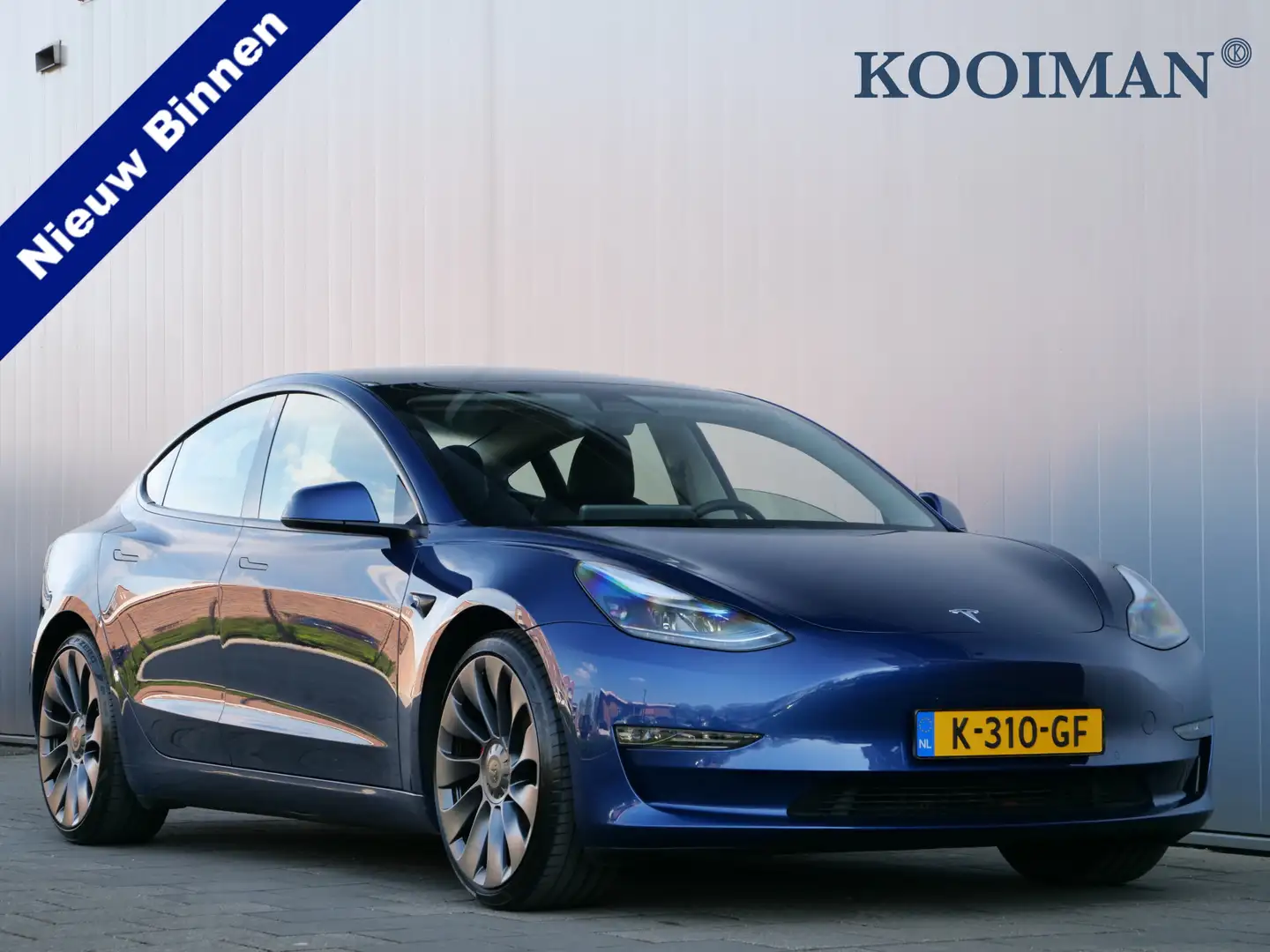 Tesla Model 3 Performance AWD 75 kWh Automaat 463pk Auto pilot / Bleu - 1