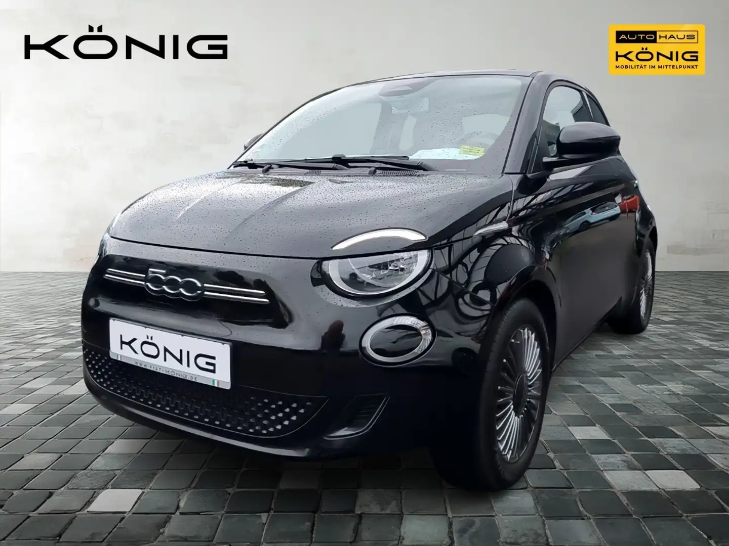 Fiat 500e ICON MY22 118PS KLIMA*NAVI*CARPLAY*PDC Schwarz - 1