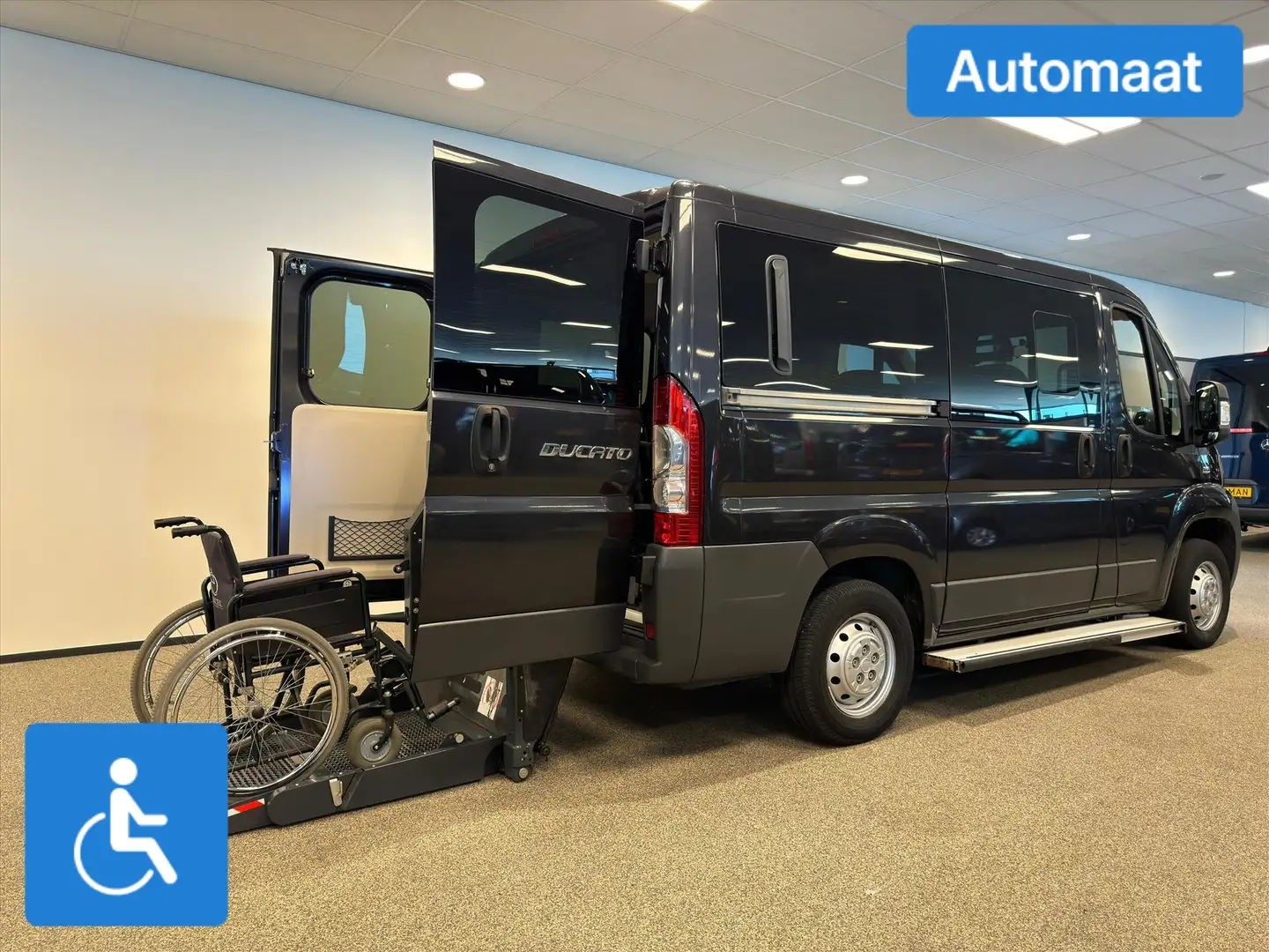 Fiat Ducato L1H1 Rolstoelbus Automaat Zwart - 2