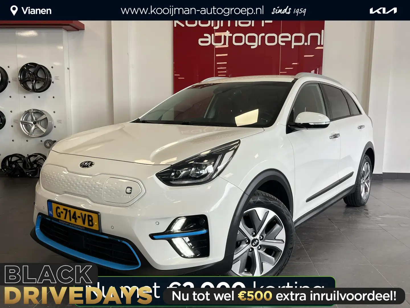 Kia e-Niro ExecutiveLine 64 kWh Elektrisch Verstelbare Bestuu Wit - 1