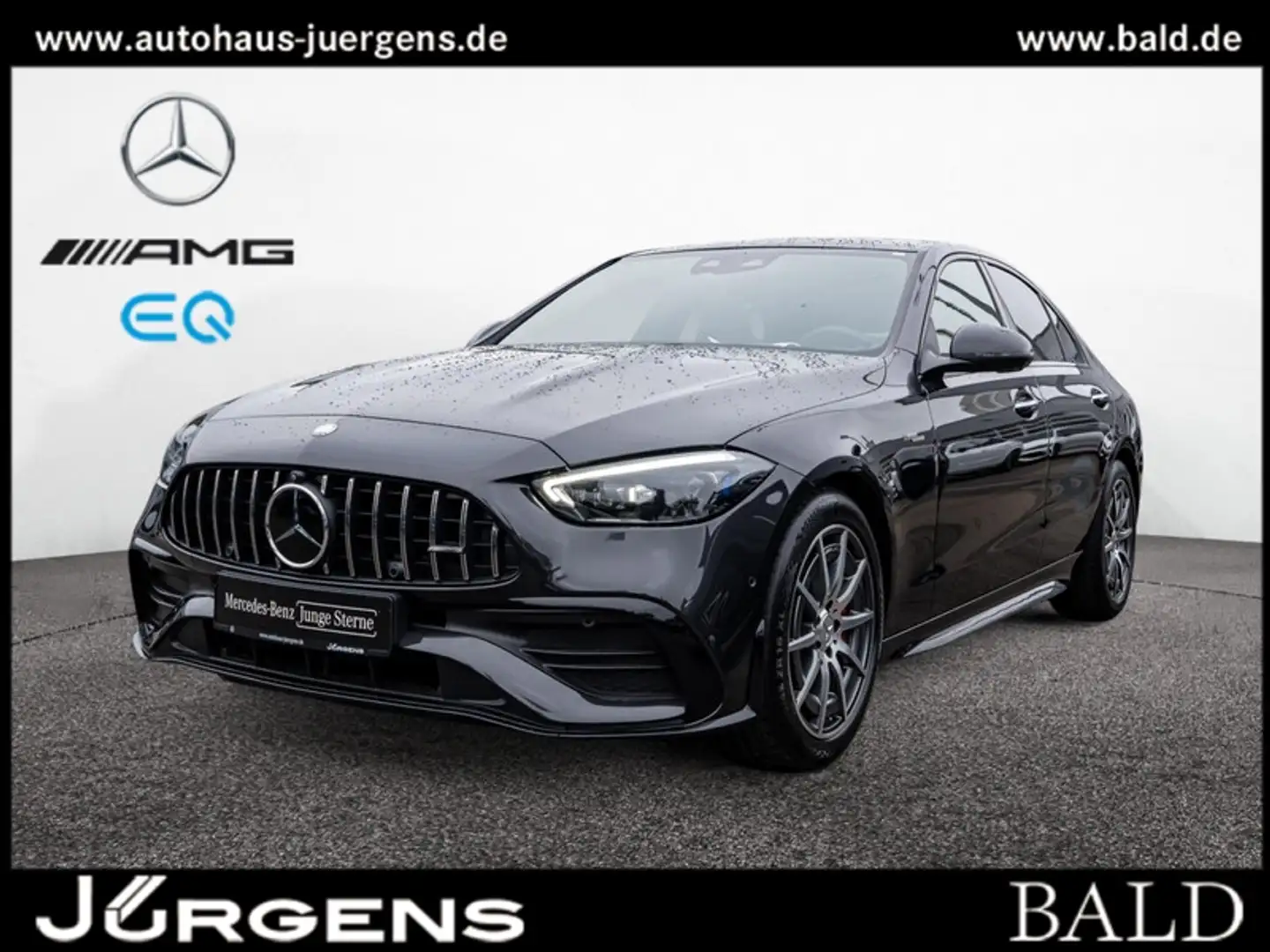 Mercedes-Benz C 43 AMG 4M Perf-Sitze/Pano/Distr/Night/Memo/18" Gris - 1