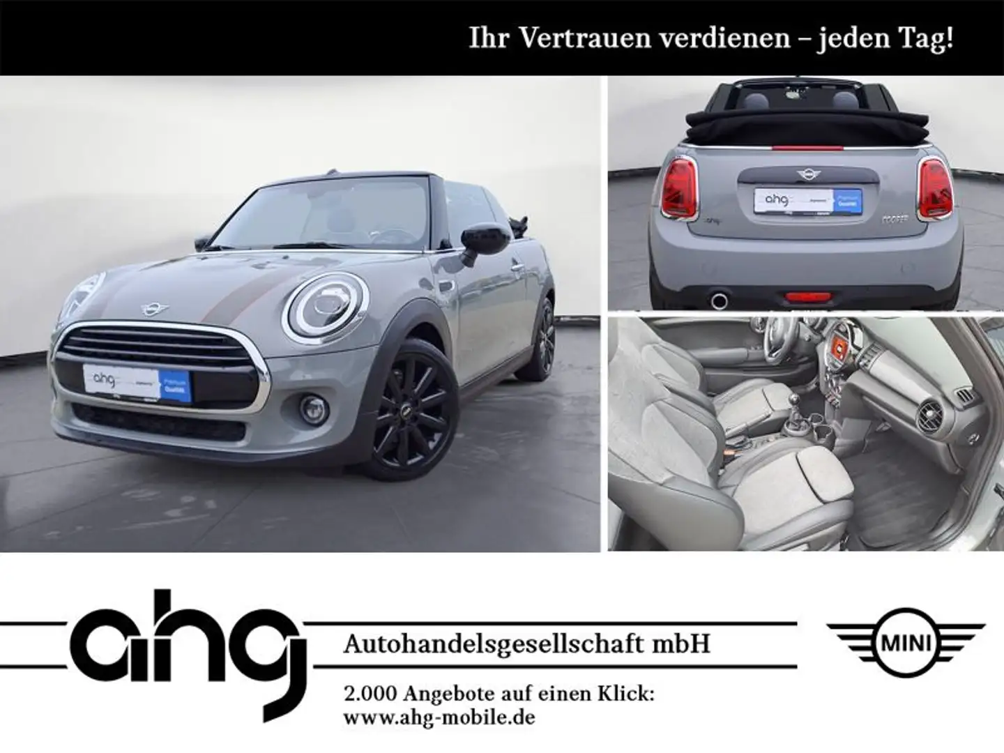 MINI Cooper Cabrio LED Sportsitze PDC Sitzheizung Grau - 1