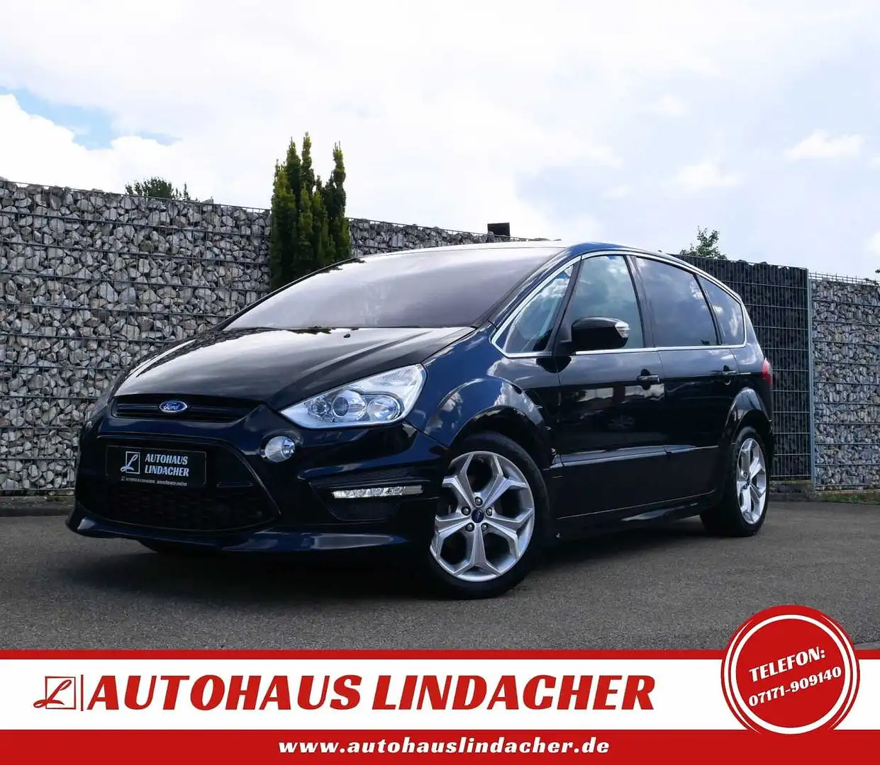Ford S-Max 2.2 TDCi Titanium S I Alcantara I Navi Negru - 1