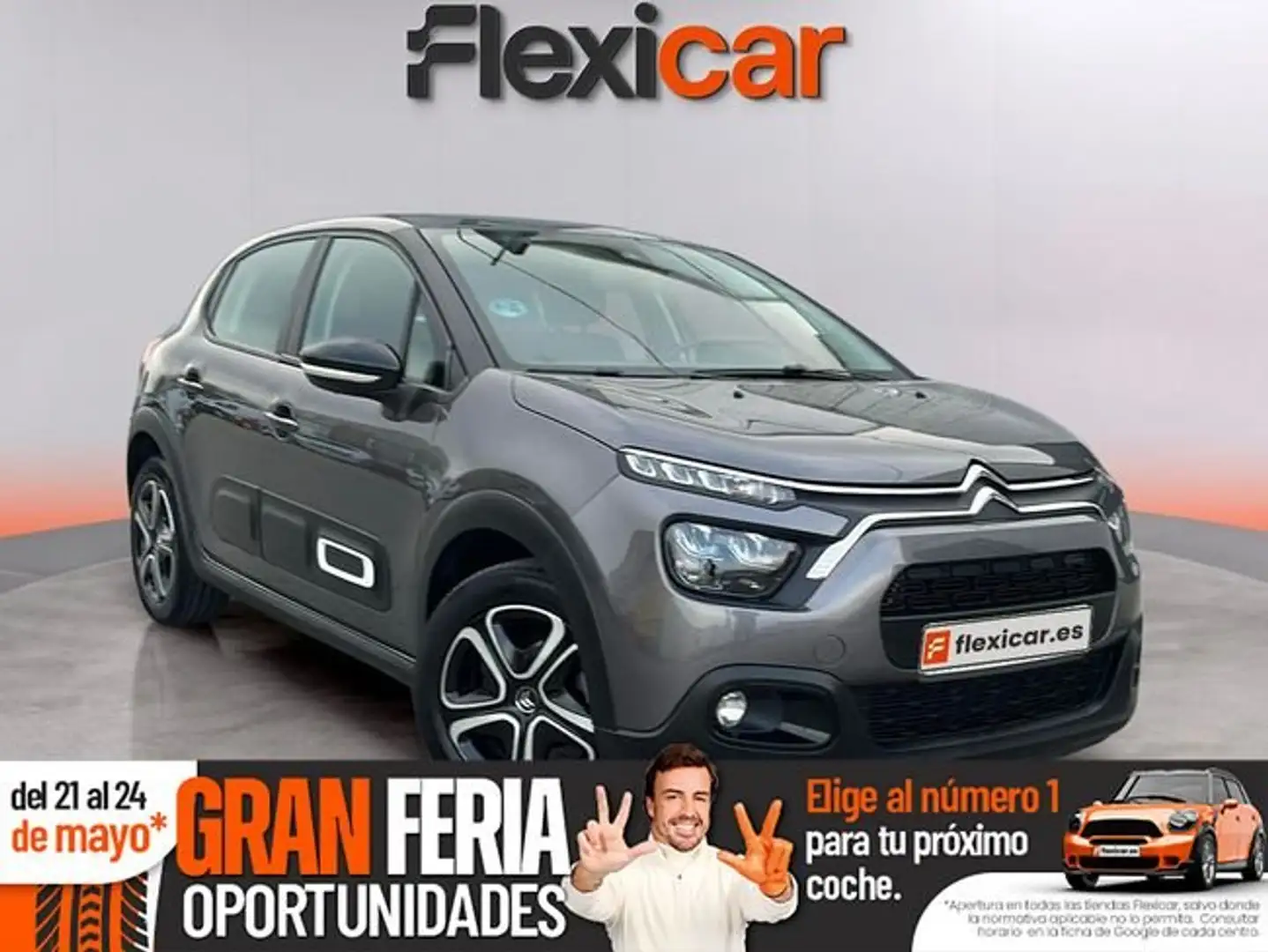 Citroen C3 PureTech 60KW (83CV) Plus Gris - 1