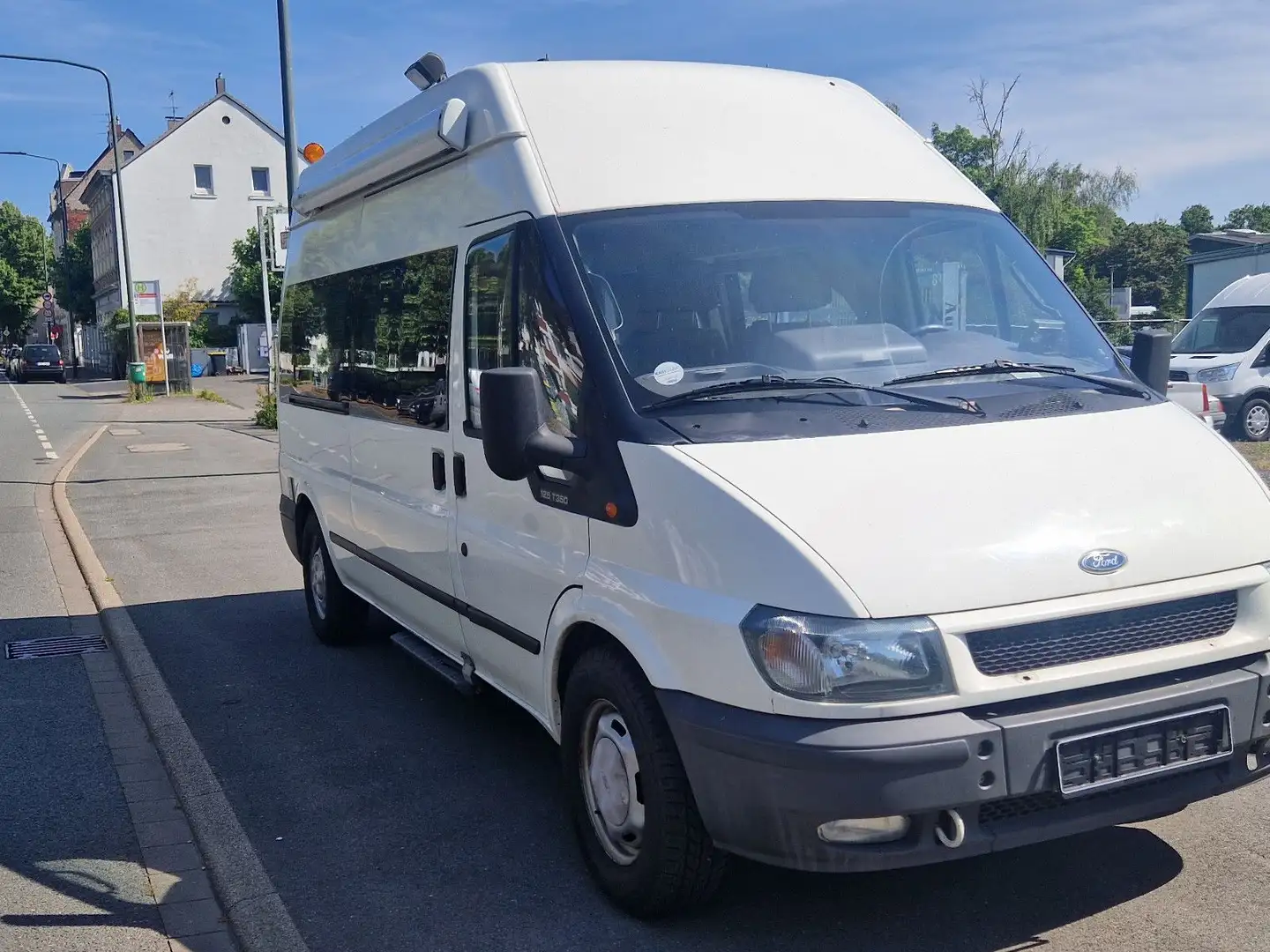 Ford Transit Kombi 2.4 FT 350 Hoch Lang Weiß - 2
