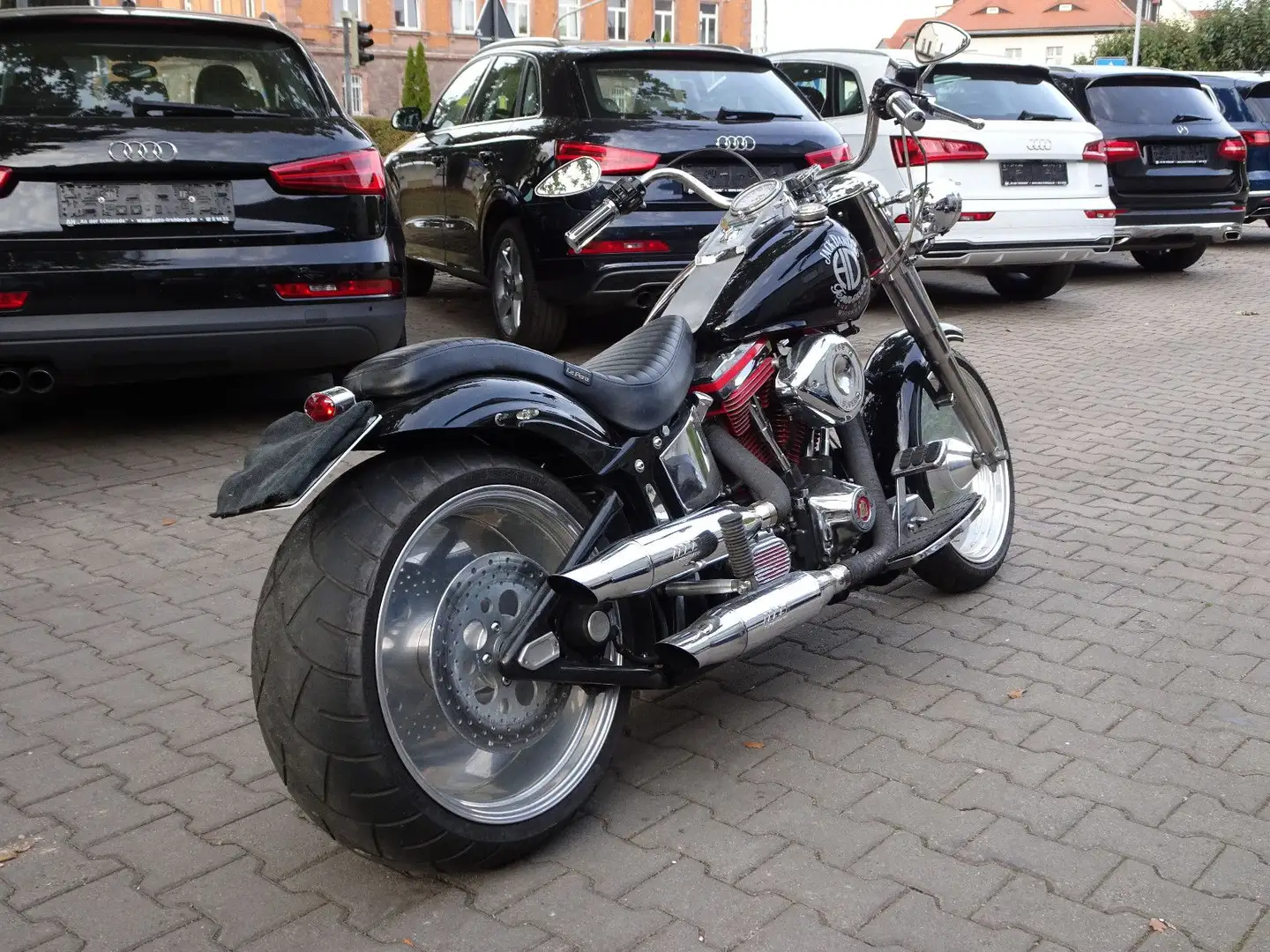 Harley-Davidson Softail FXST/FLSTC,Custom 240er Schwarz - 1