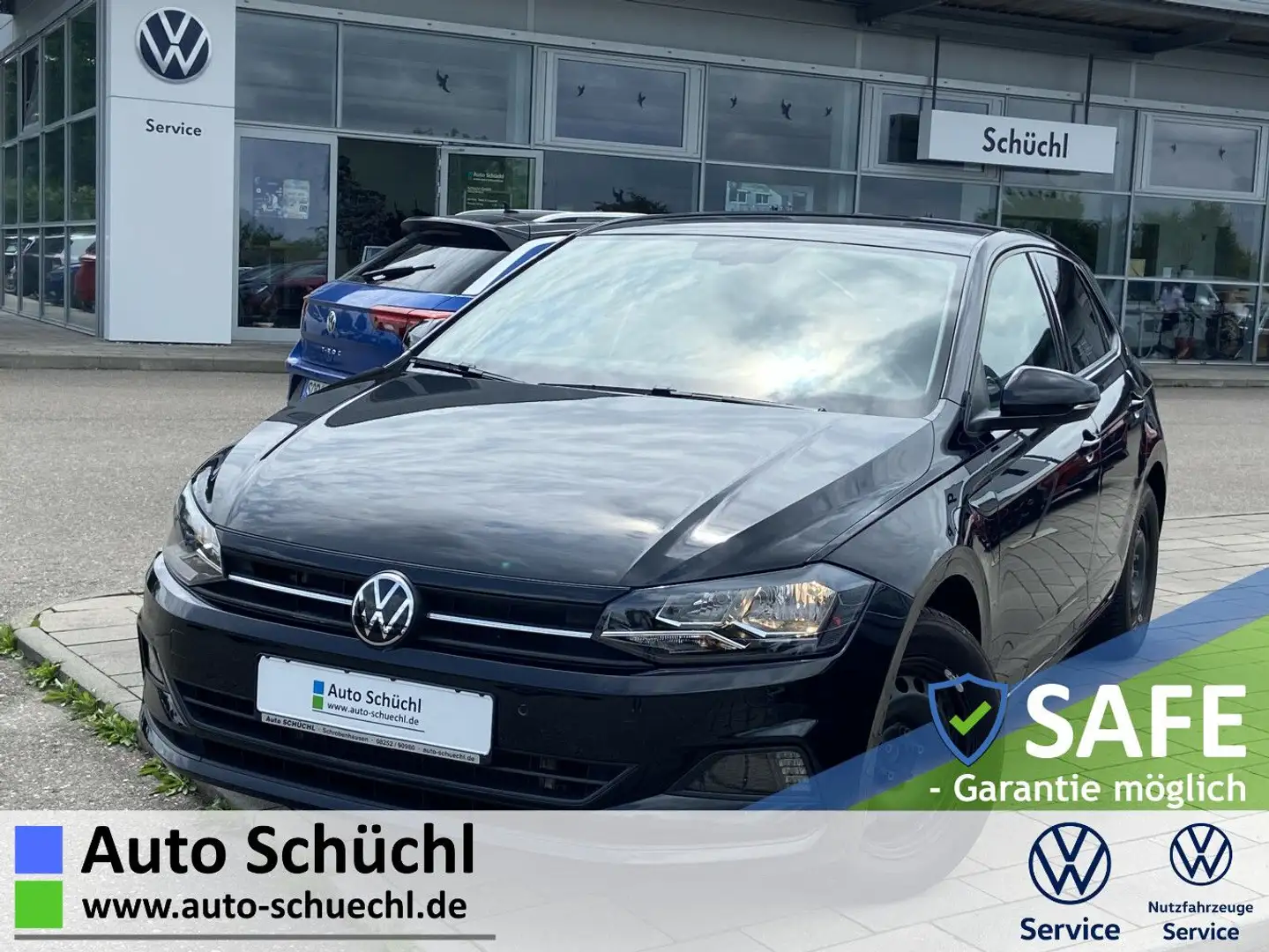 Volkswagen Polo 1.0 TSI DSG Comfortline NAVI+APP-CONNECT+AC Schwarz - 1