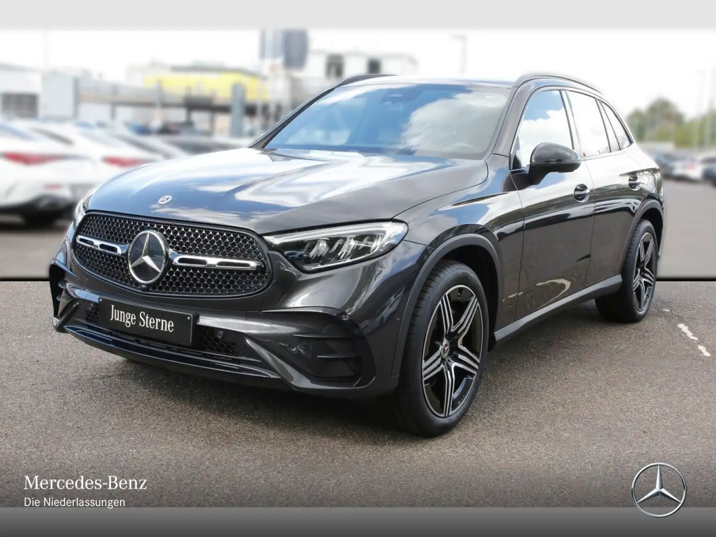 Mercedes-Benz GLC 200 4M AMG+NIGHT+AHK+LED+KAMERA+TOTW+KEYLESS Grau - 2