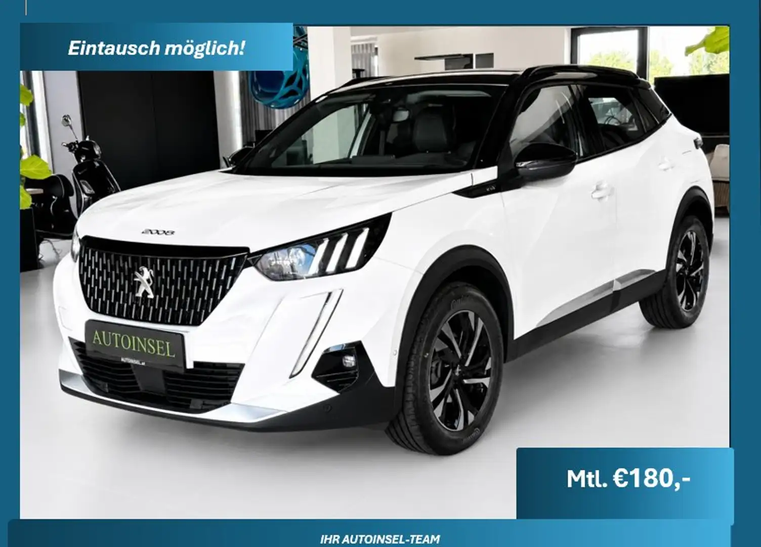 Peugeot 2008 GT AUT. Kamera Navi Weiß - 1