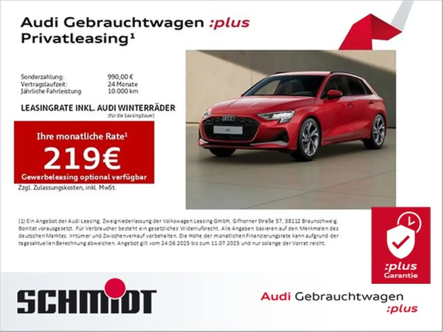 Audi A3 Sportback 35 TFSI Advanced S line Navi+ AHK Kam... Rot - 1