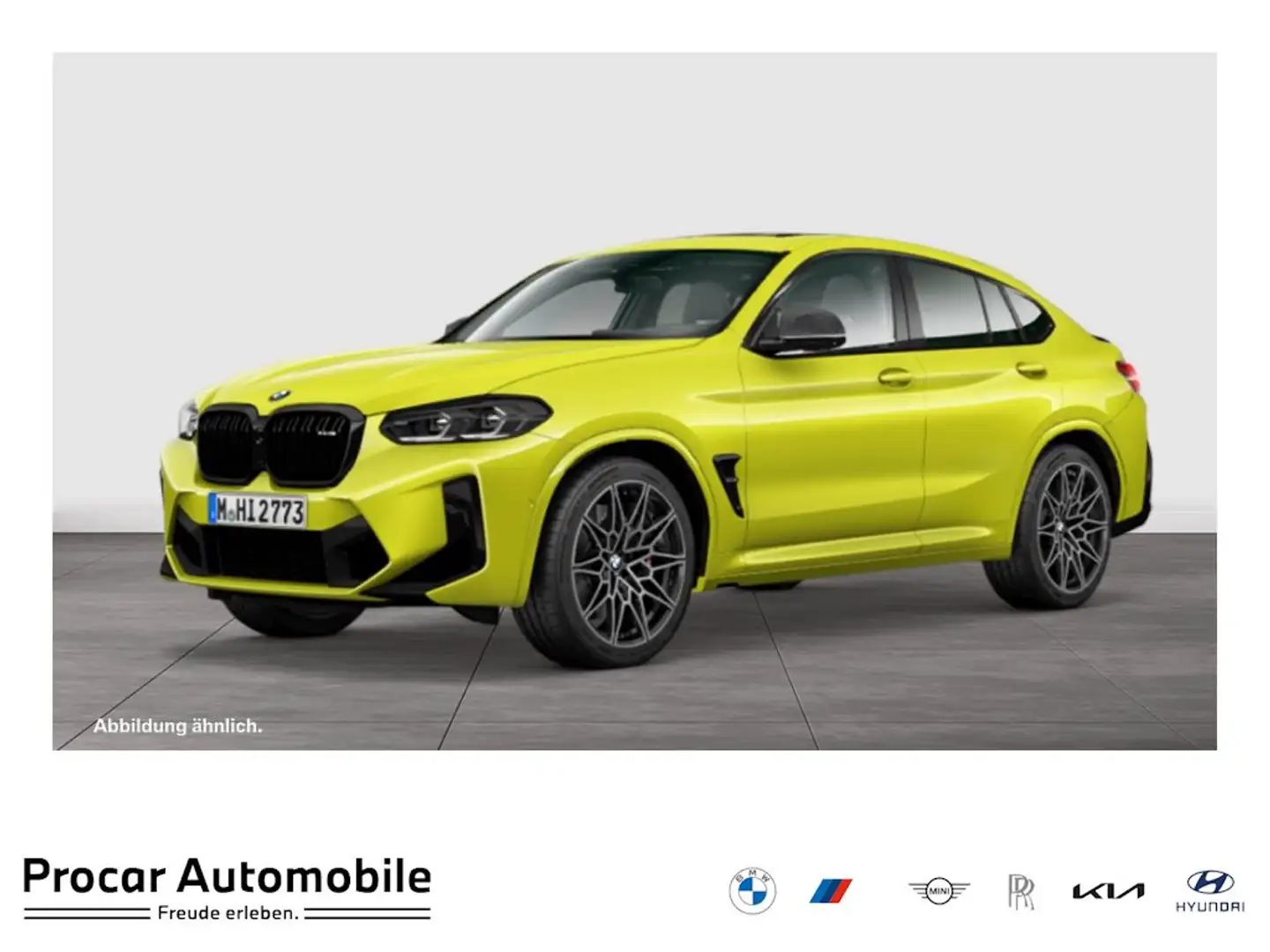 BMW X4 M Pano AHK HuD 360° DA M Drivers 21'' Gelb - 1