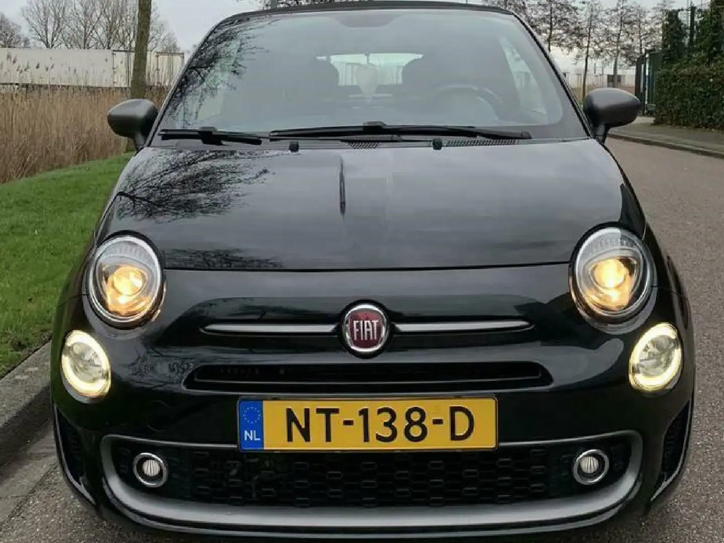 Fiat 500 500 0.9 TwinAir T Sp. Zwart - 1
