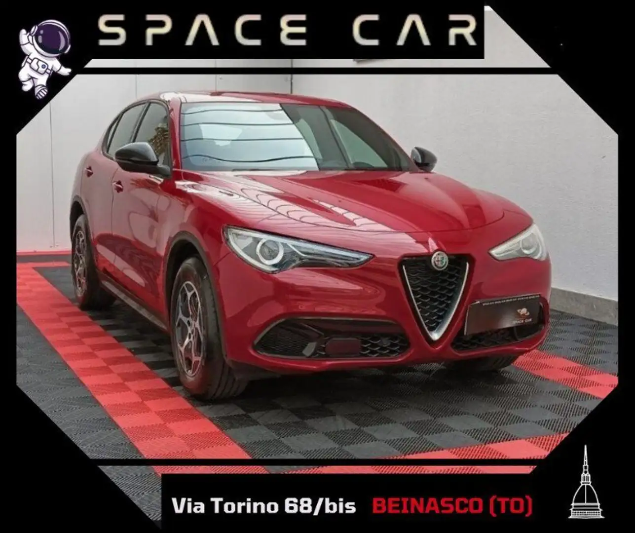 Alfa Romeo Stelvio Stelvio 2.2 Turbodiesel 190 CV AT8 Q4 Super Busin Rosso - 1