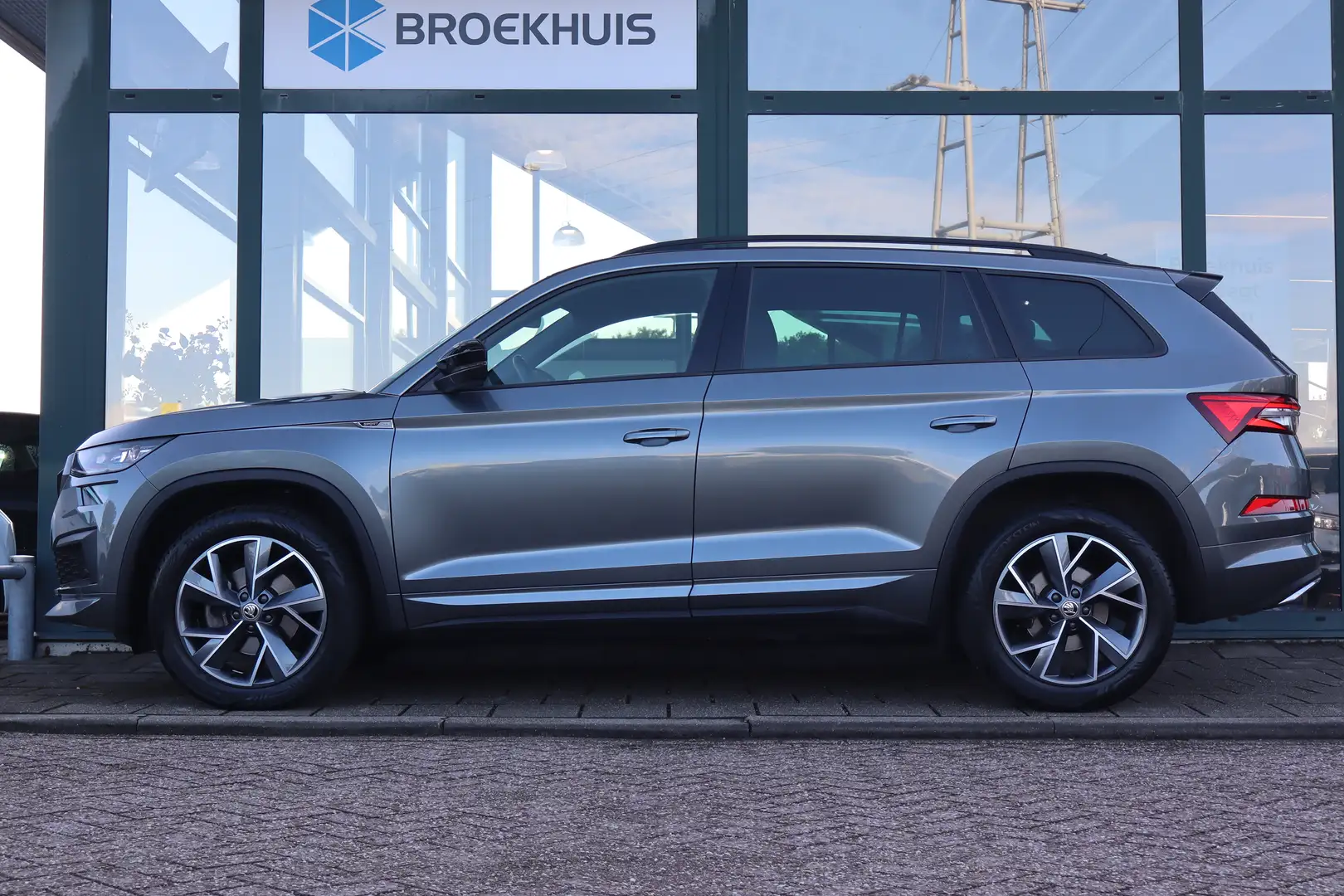 Skoda Kodiaq 150PK 1.5 TSI Sportline Business 7p. | Achteruitri Grijs - 2