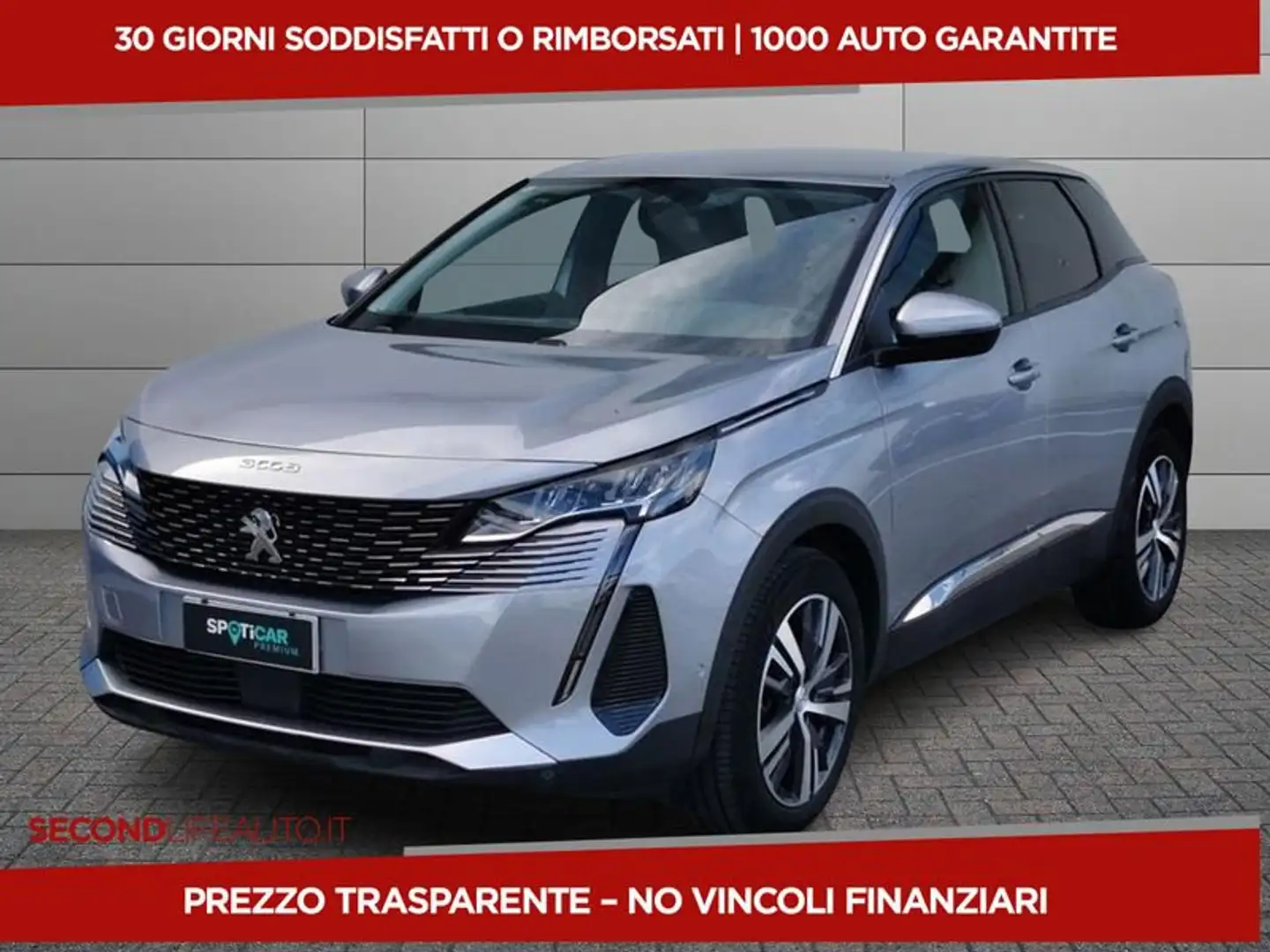 Peugeot 3008 1.5 bluehdi Allure s&s 130cv eat8 Grigio - 1