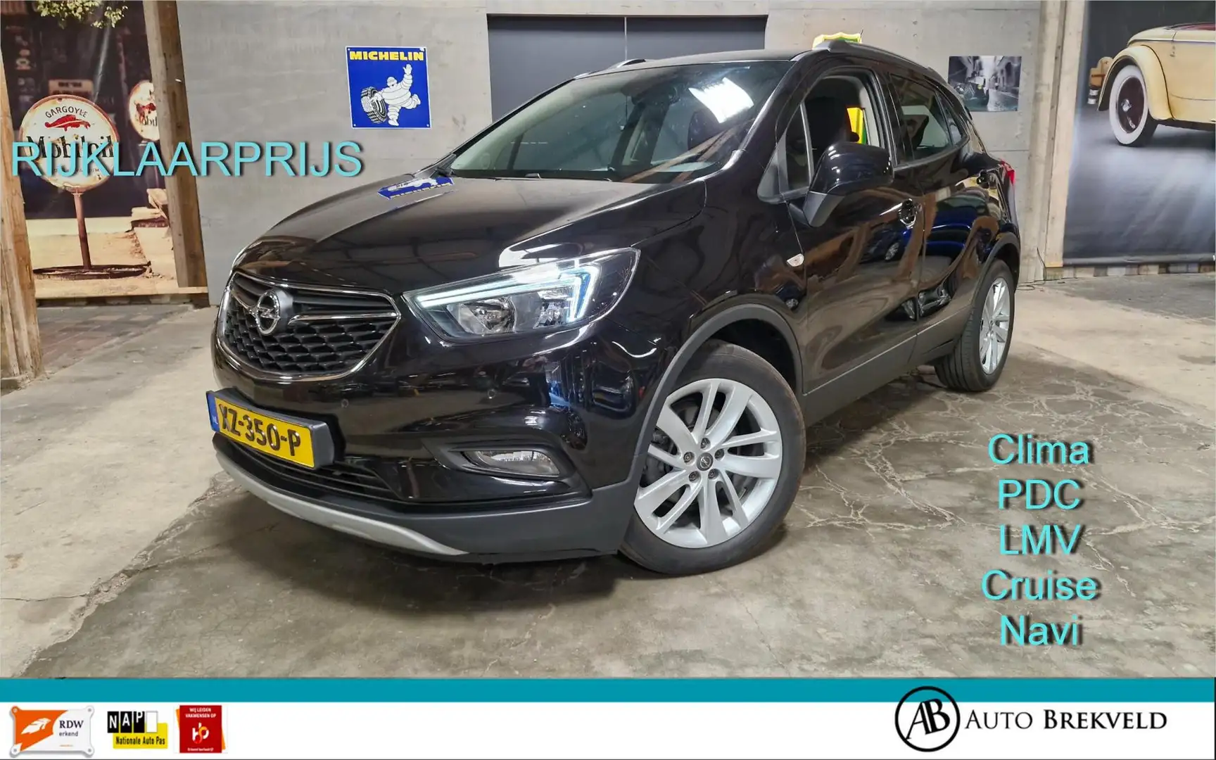Opel Mokka X 1.4 Turbo Black Edition 140PK | RIJKLAARPRIJS | Cl Zwart - 1