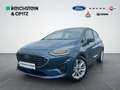 Ford Fiesta 1,0EB MHEV Aut. Titanium +abnb.AHK +ACC Blau - thumbnail 1