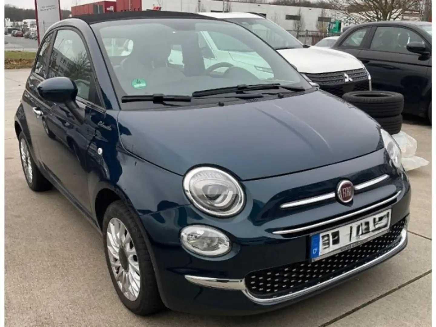 Fiat 500C DolceVita 1.0 Mild Hybrid EU6d elektron. Einparkhi Blau - 2