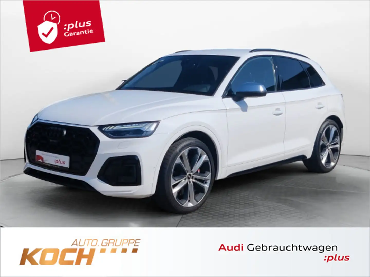 Audi SQ5 55 TDI q. Triptr., Matrix, AHK, Navi, CarPla Weiß - 1
