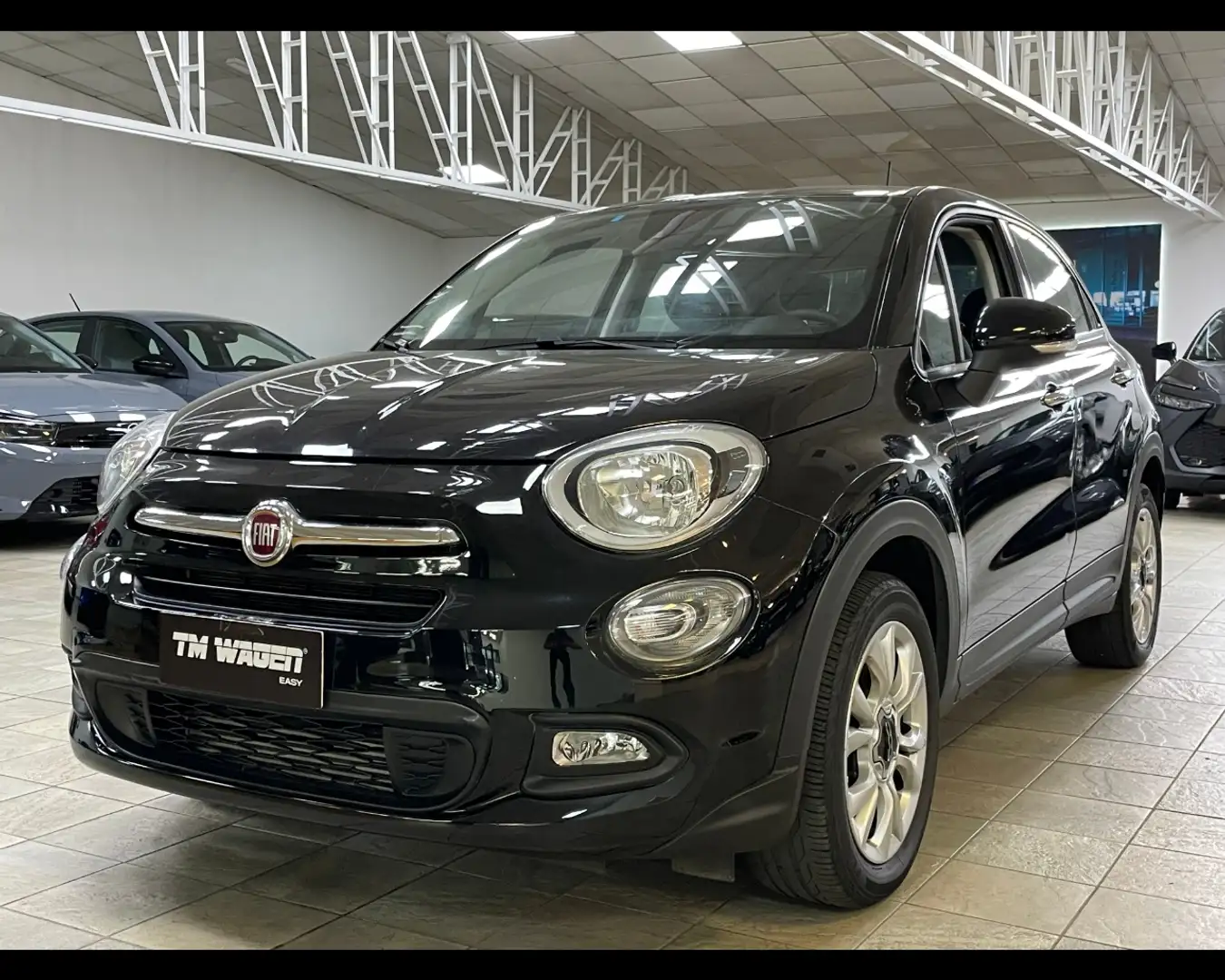 Fiat 500X 1.3 MultiJet 95 CV Lounge 2016 Zwart - 1