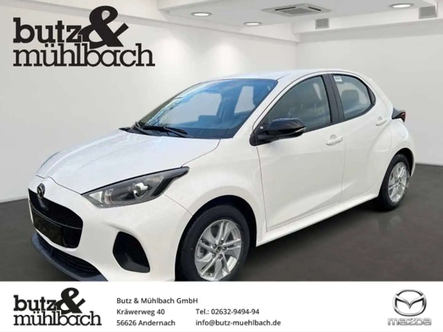 Mazda 2 1.5 VVT-i 116 CVT CENTRE-LINE Apple CarPlay Androi Weiß - 1