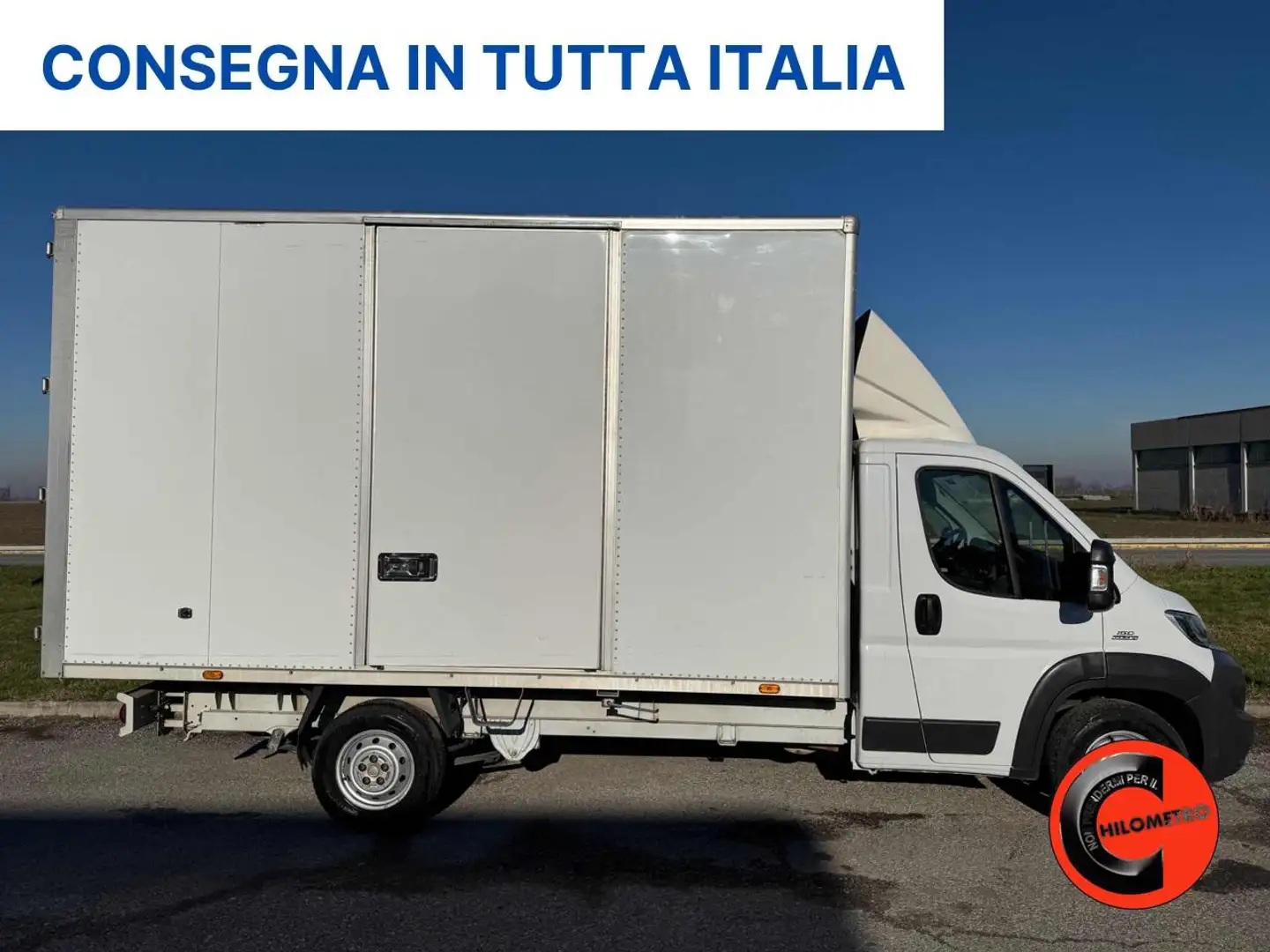 Fiat Ducato 35MAXI PORTA LATERALE CABINATO L4 BOX IN ALLUMINIO White - 2
